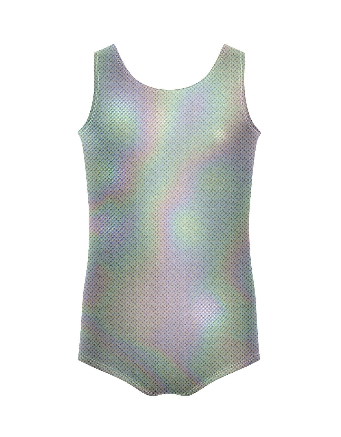 Solid Hologram Tank Leotard
