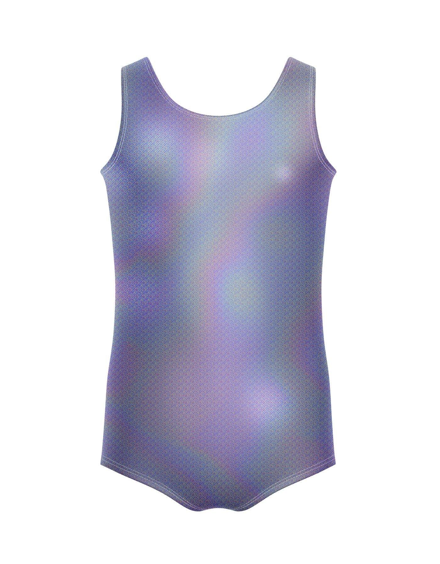 Solid Hologram Tank Leotard