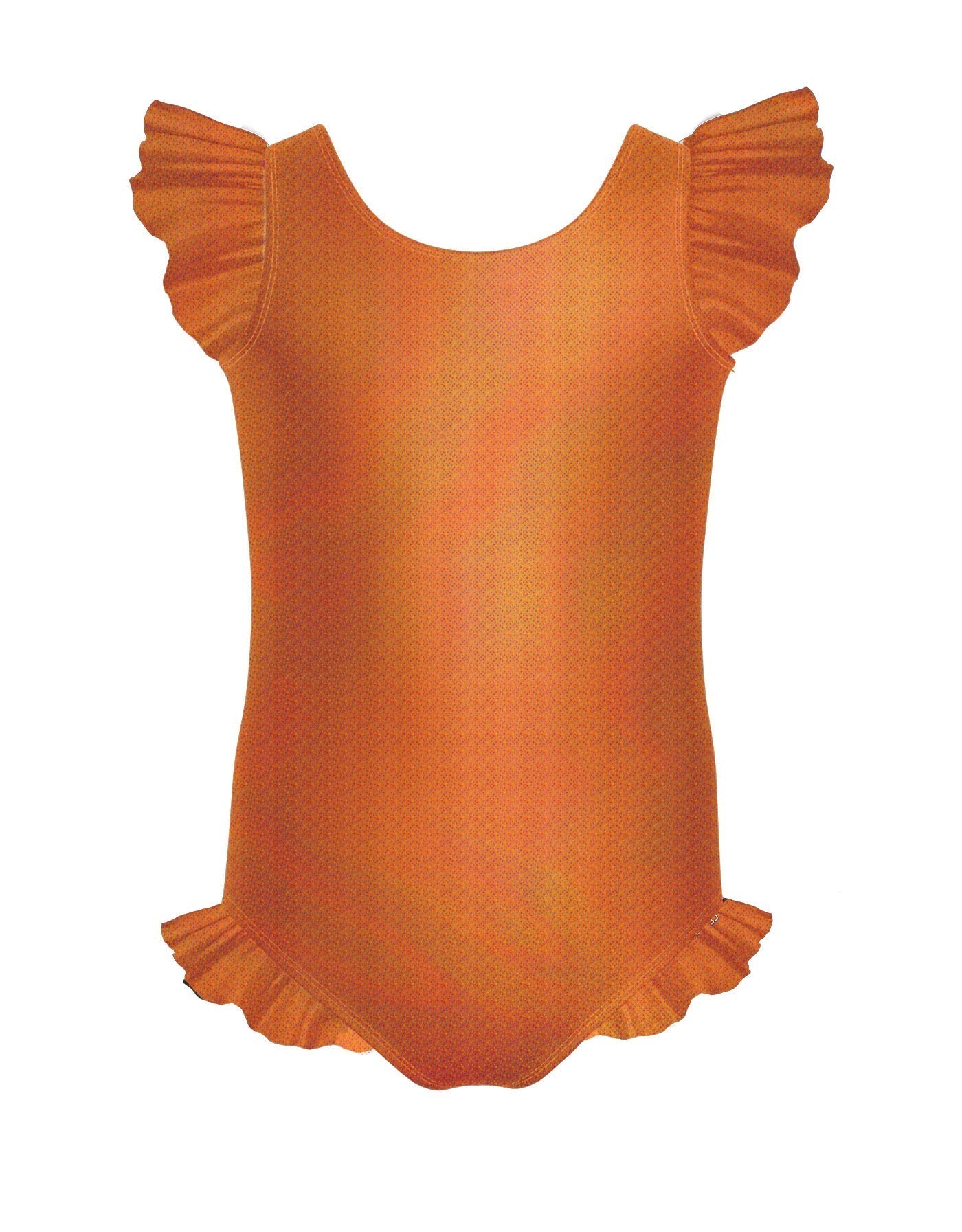 Solid Hologram Tank with Gather Sleeve and Leg Leotard