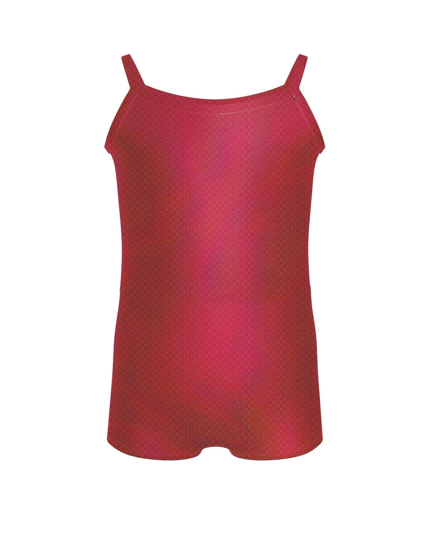 Solid Hologram Cami Biketard
