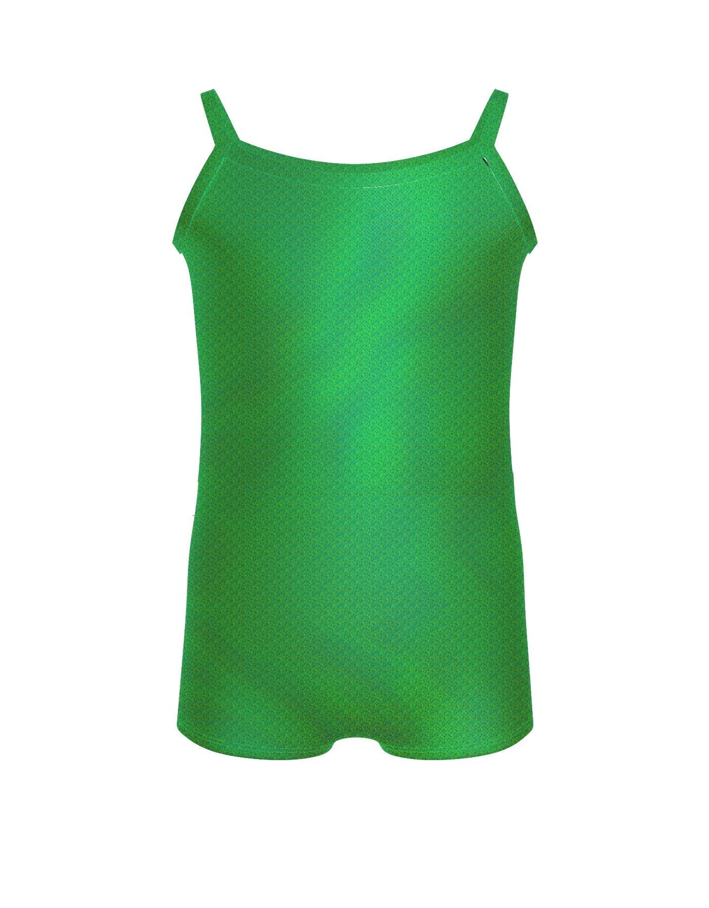 Solid Hologram Cami Biketard
