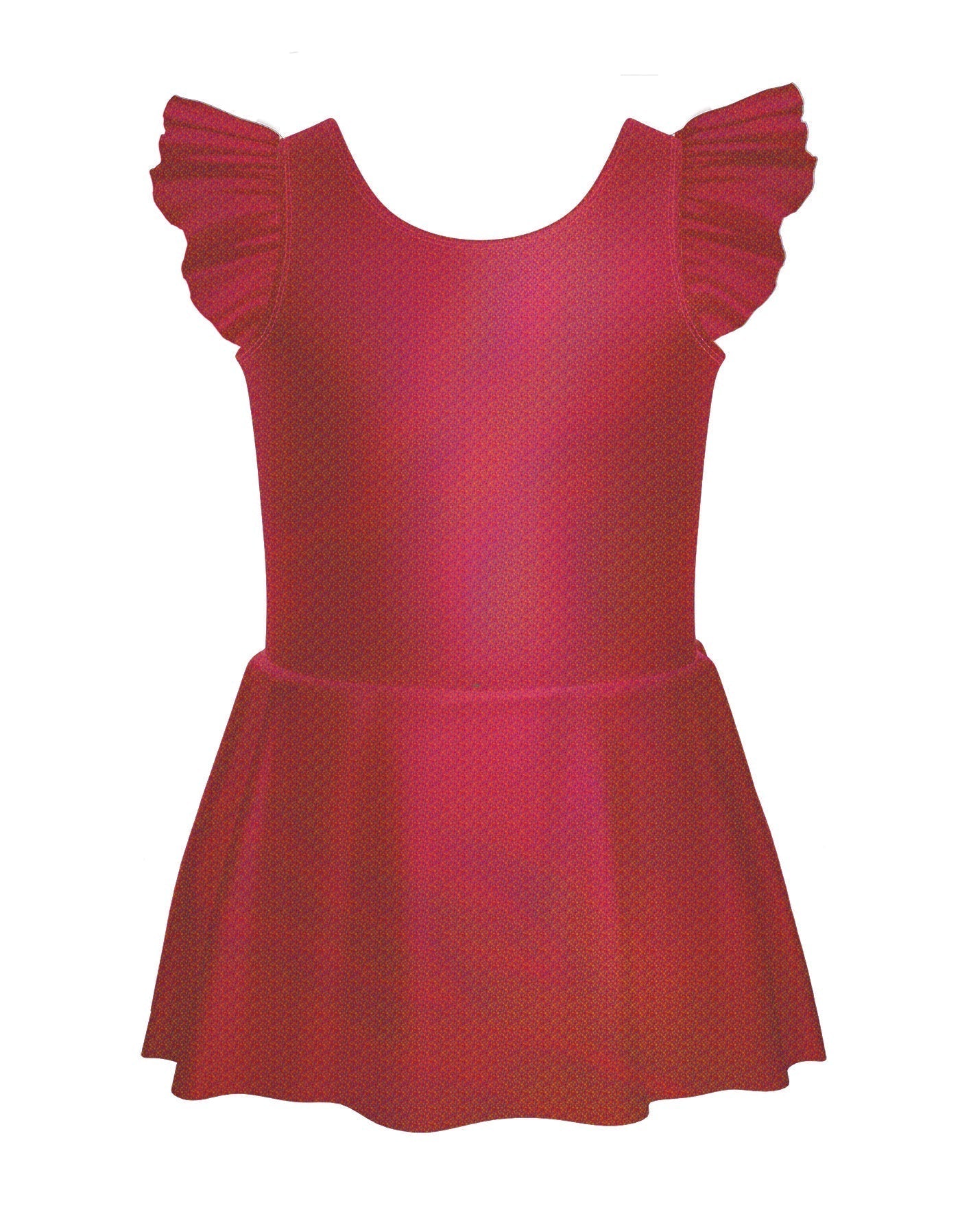 Solid Hologram Tank with Gather Sleeve Dress