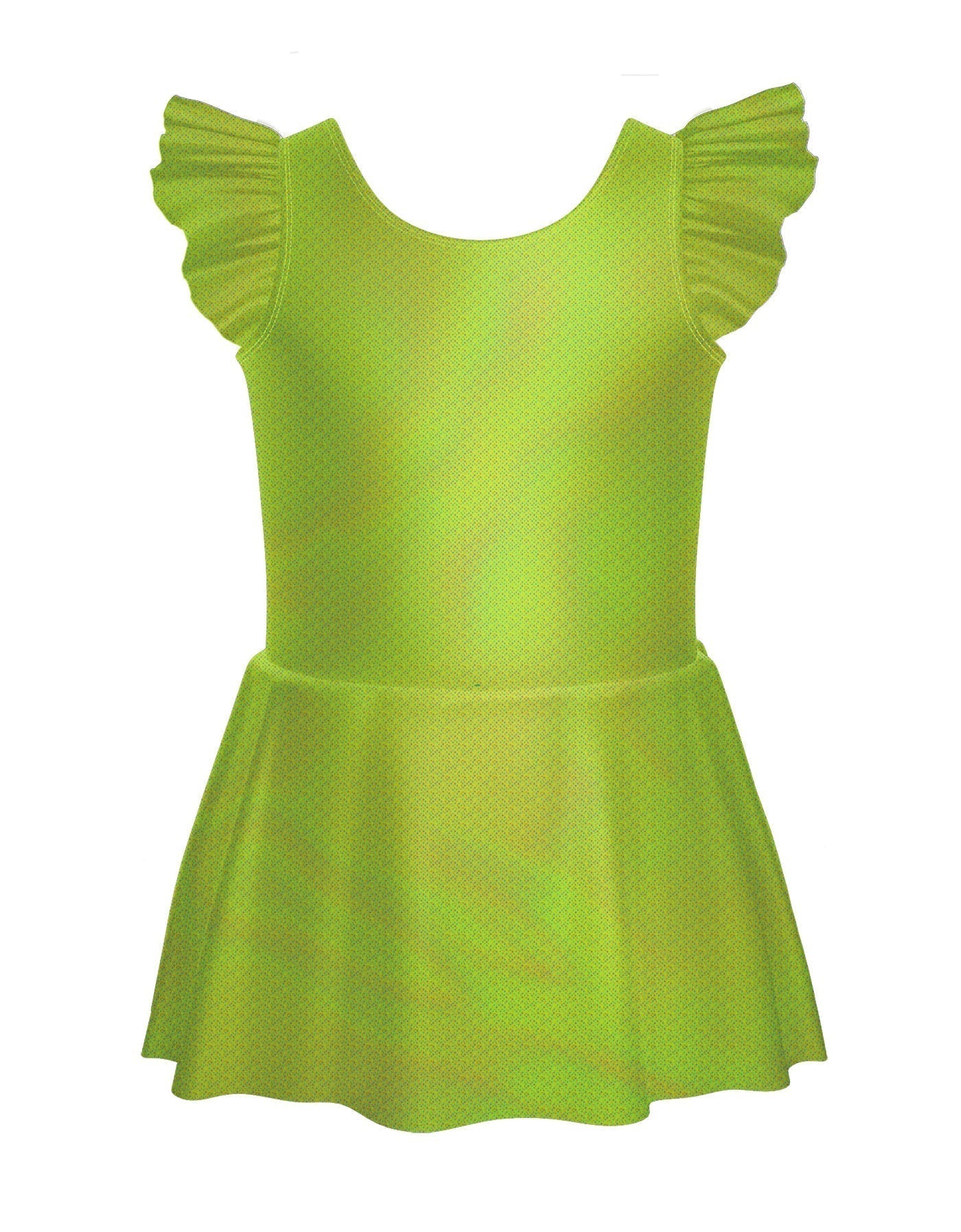 Solid Hologram Tank with Gather Sleeve Dress