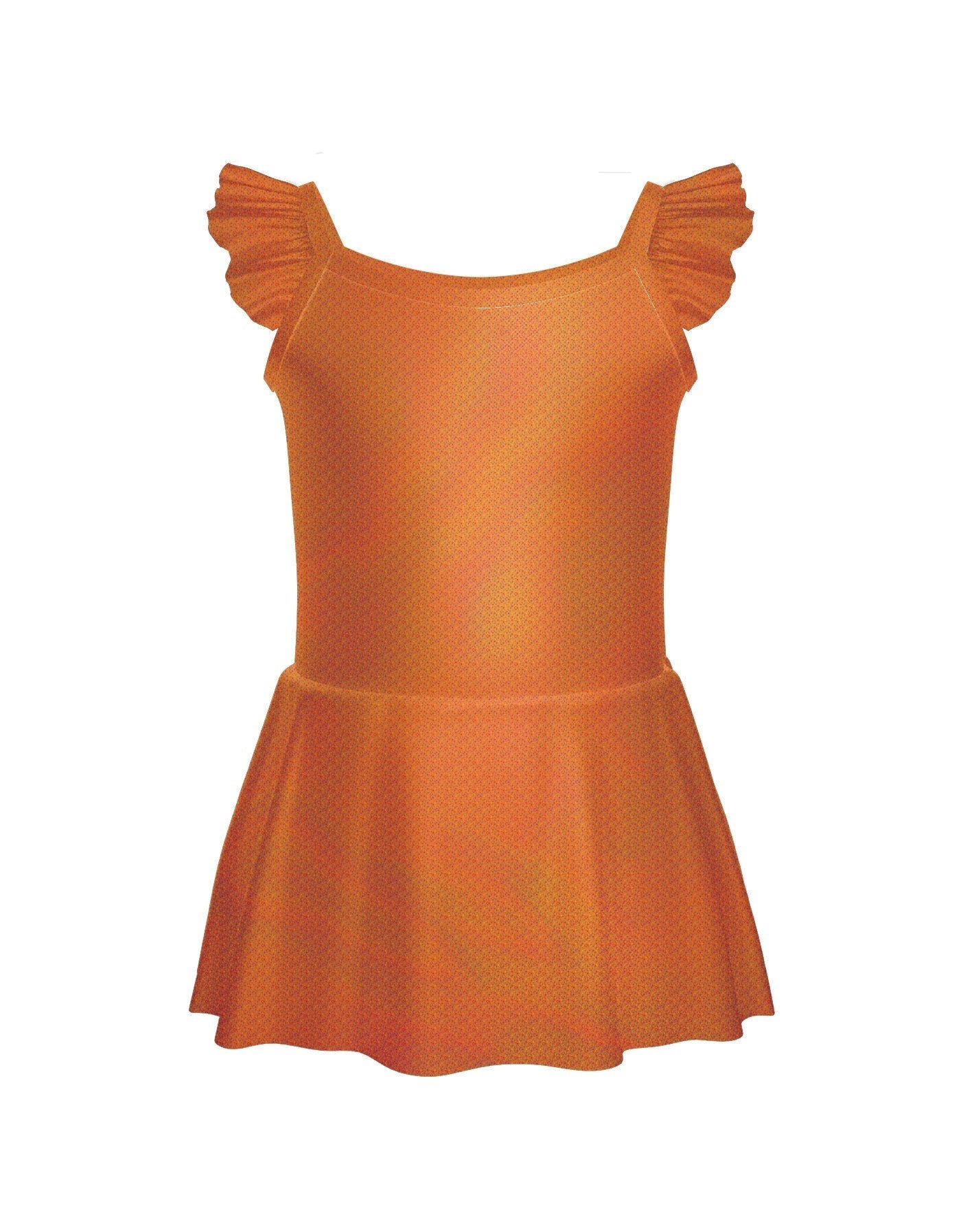 Solid Hologram Cami Dress with Flutter Sleeves