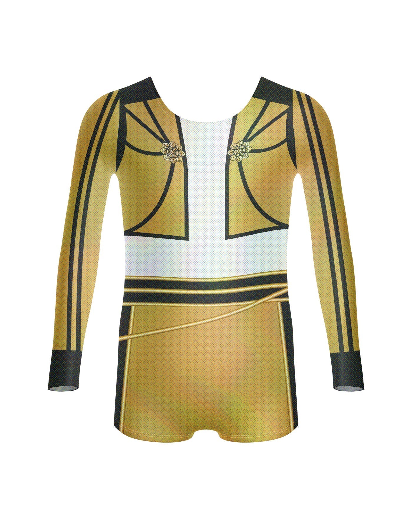 Demon Hunters Golden Long Sleeve Biketard