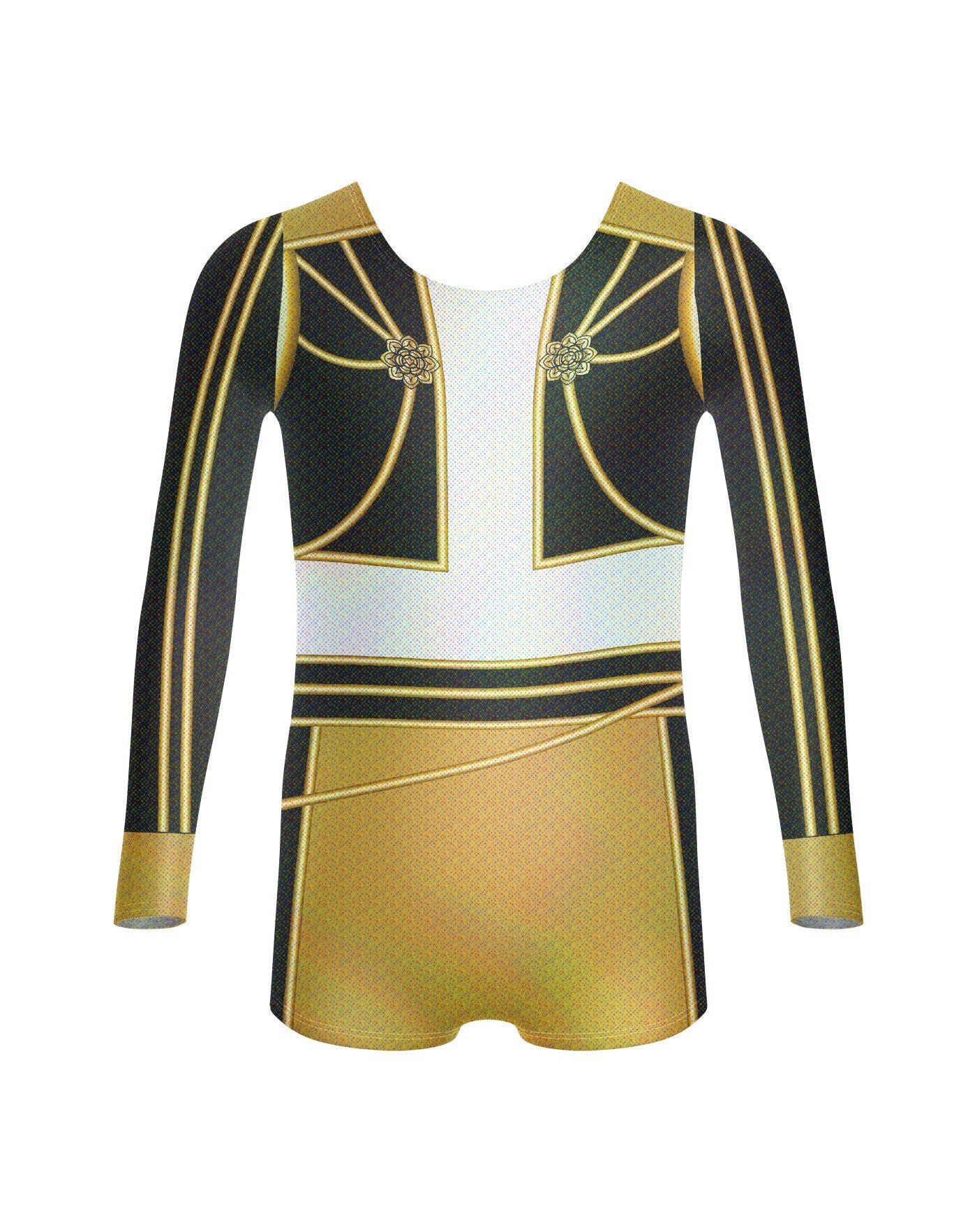 Demon Hunters Golden Long Sleeve Biketard