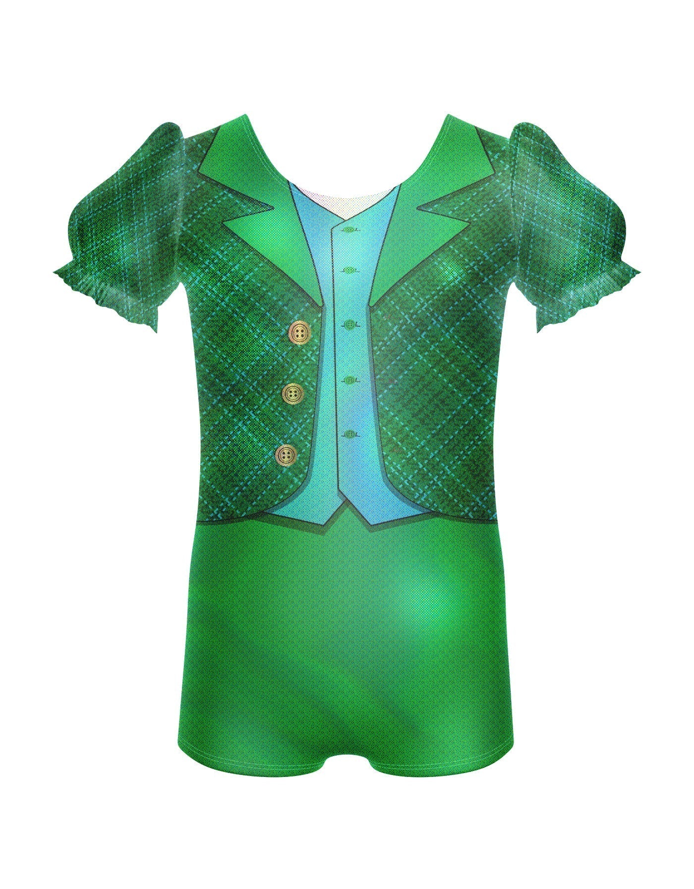Emerald City Minis Puff Sleeve Biketard