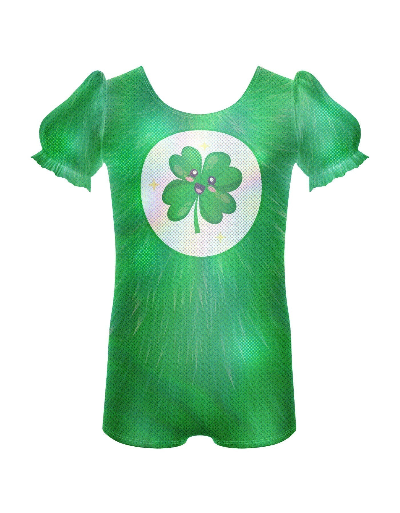 Little Bears Puff Sleeve Biketard