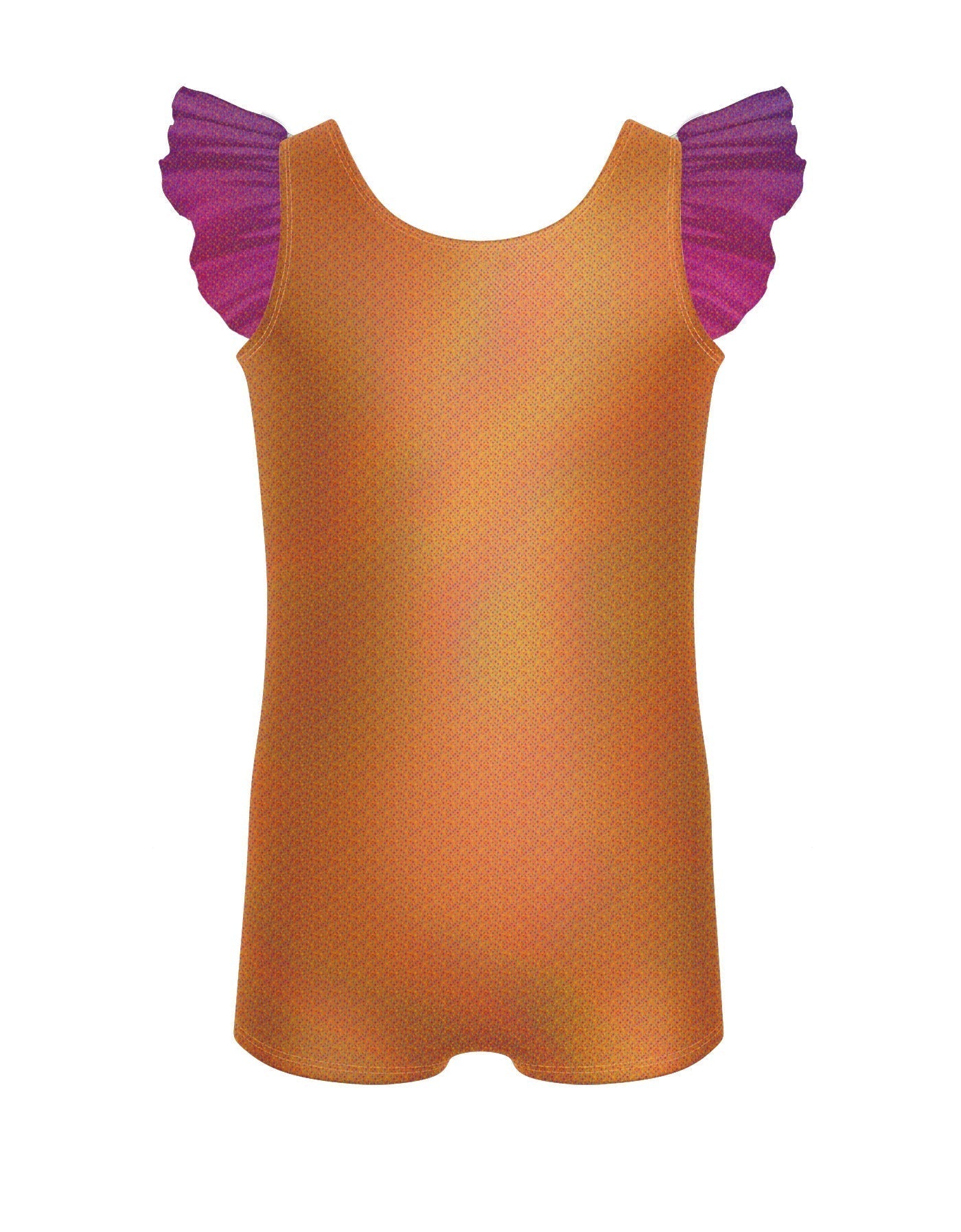 Rainbow Connection Tank Biketard with Gather Sleeves