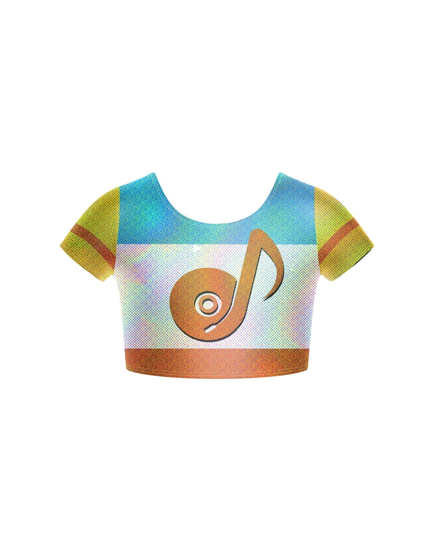 DJ Cap Sleeve Crop Top