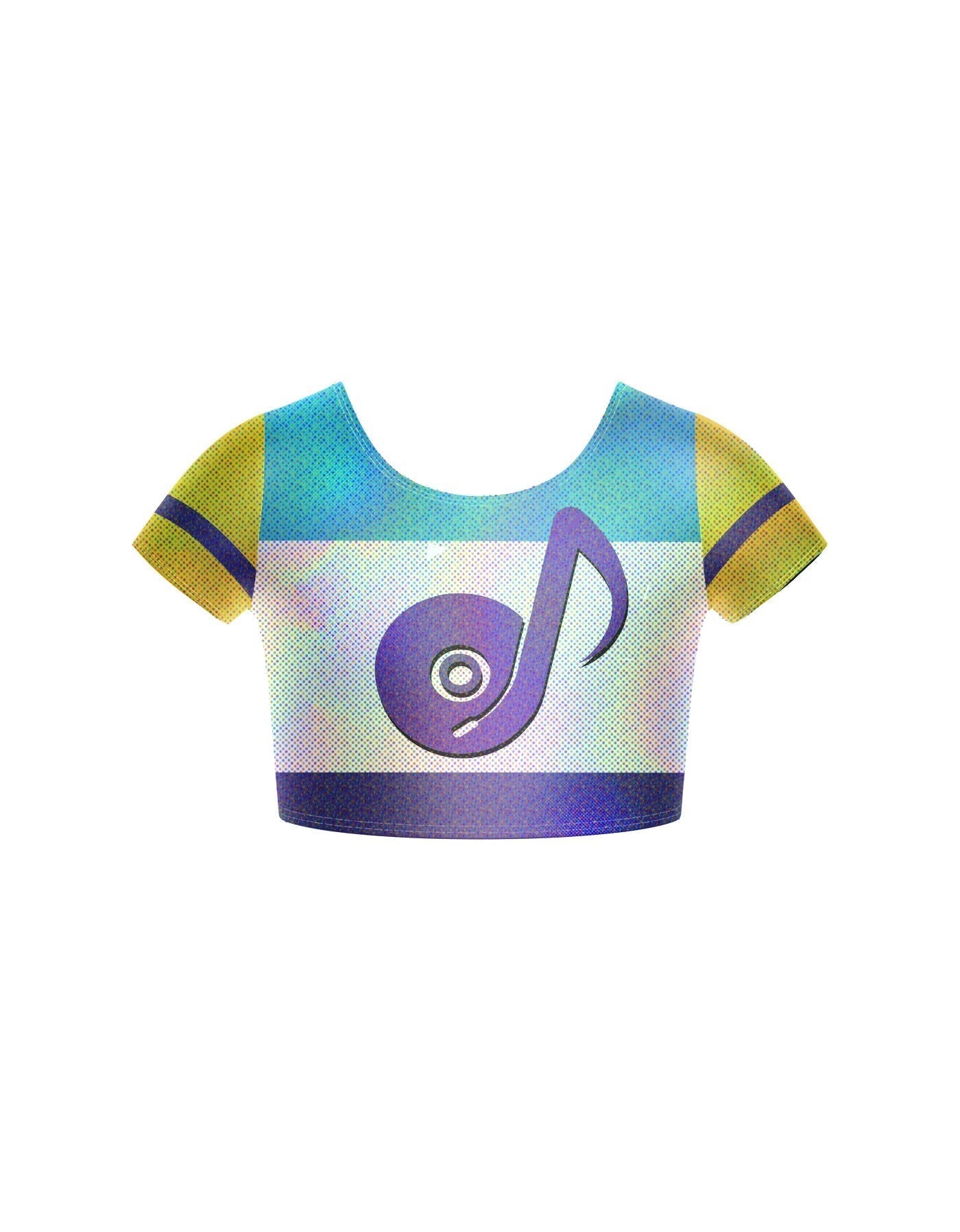 DJ Cap Sleeve Crop Top