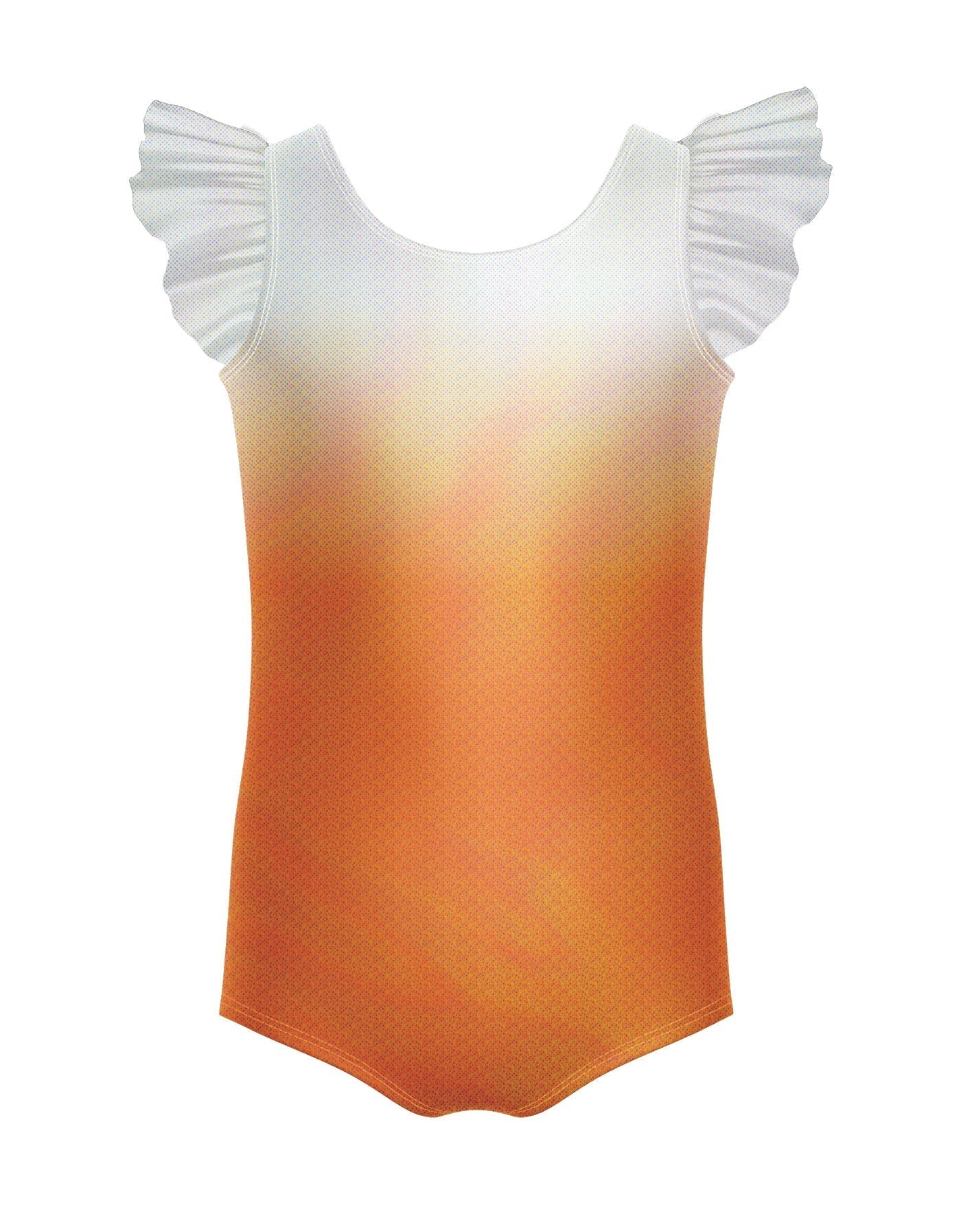 Ombre Magic Tank Gather Sleeve Leotard