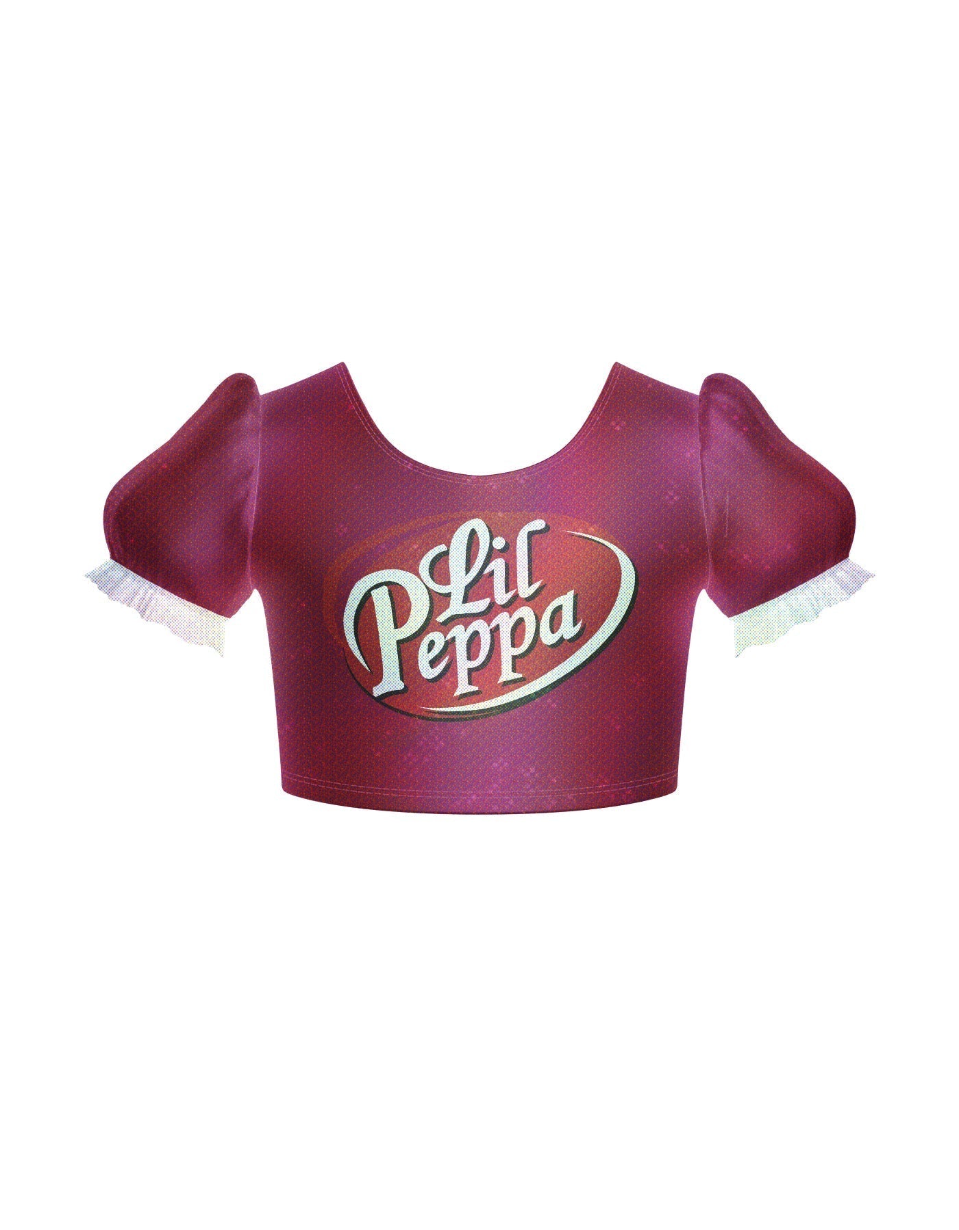 Lil Peppa Puff Sleeve Crop Top