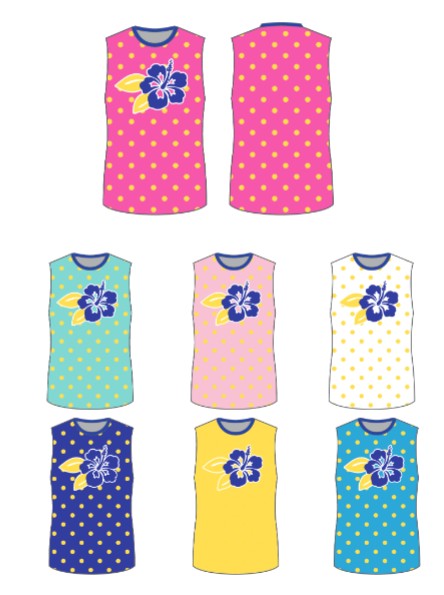 Hawaiian Sleeveless Boys Tank