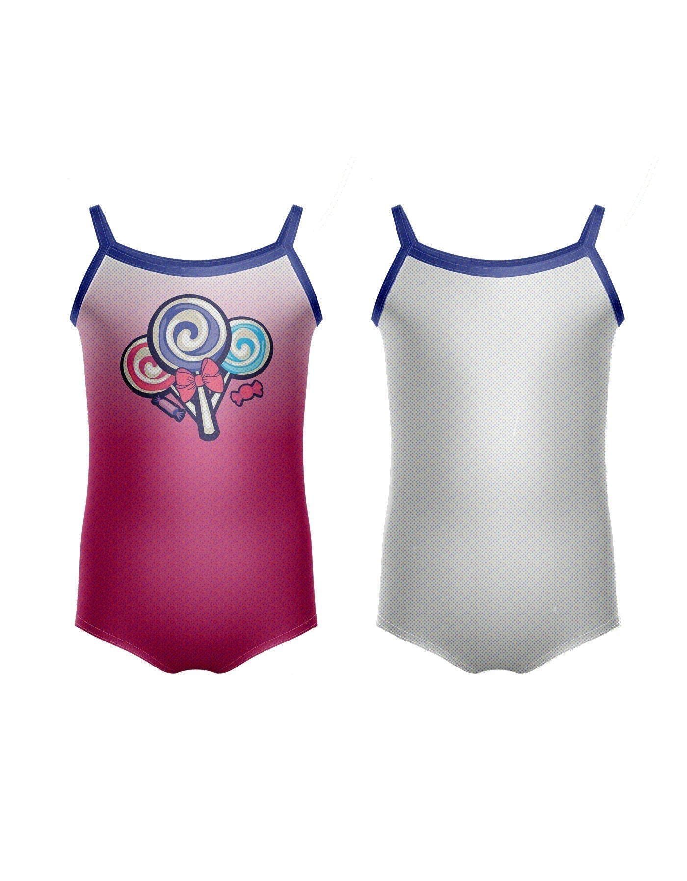 Reversible Lollipop Cami Leotard