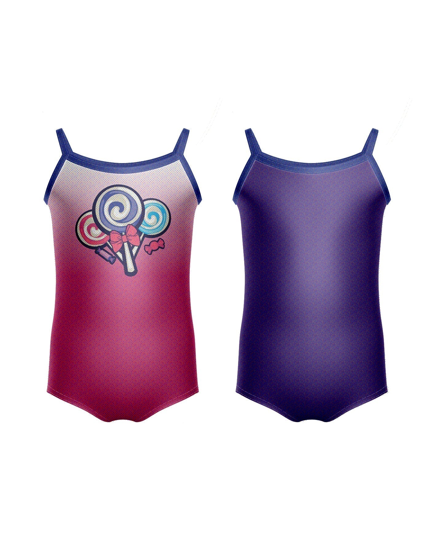Reversible Lollipop Cami Leotard