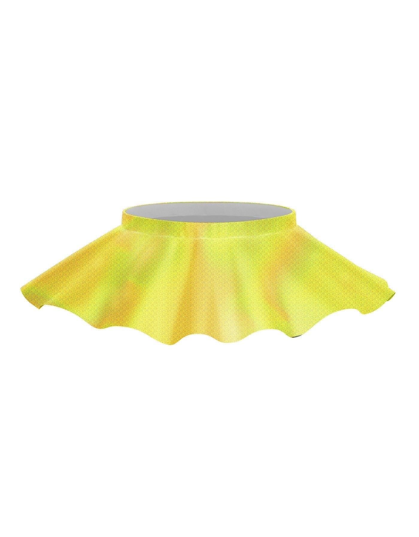 Solid Hologram Top Skirt