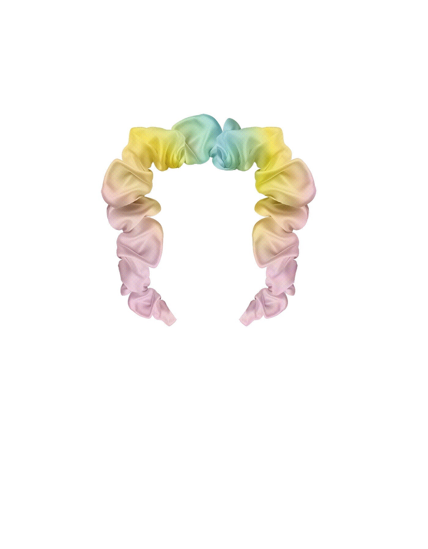 Ombre Pastels Neck Ruffle