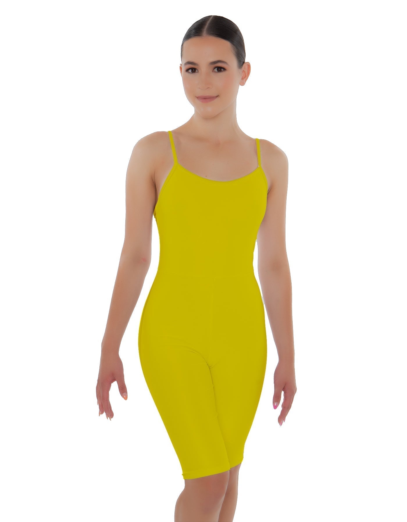 Solid Lycra Cami Bike Short
