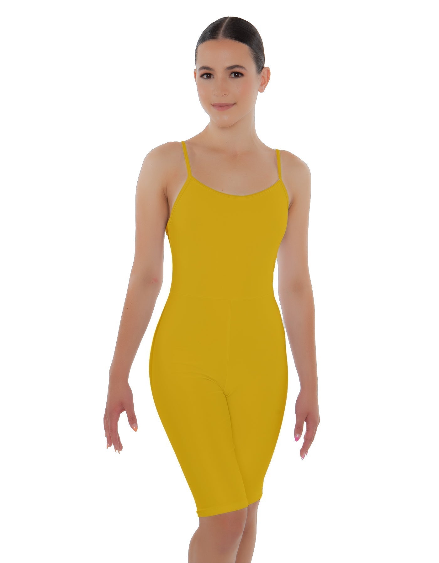 Solid Lycra Cami Bike Short
