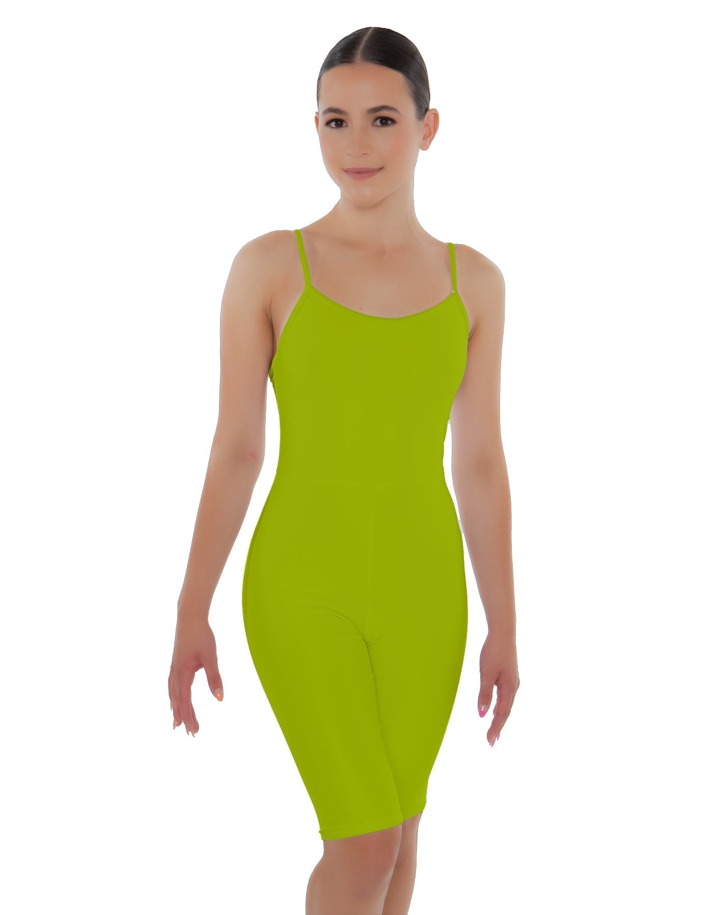 Solid Lycra Cami Bike Short