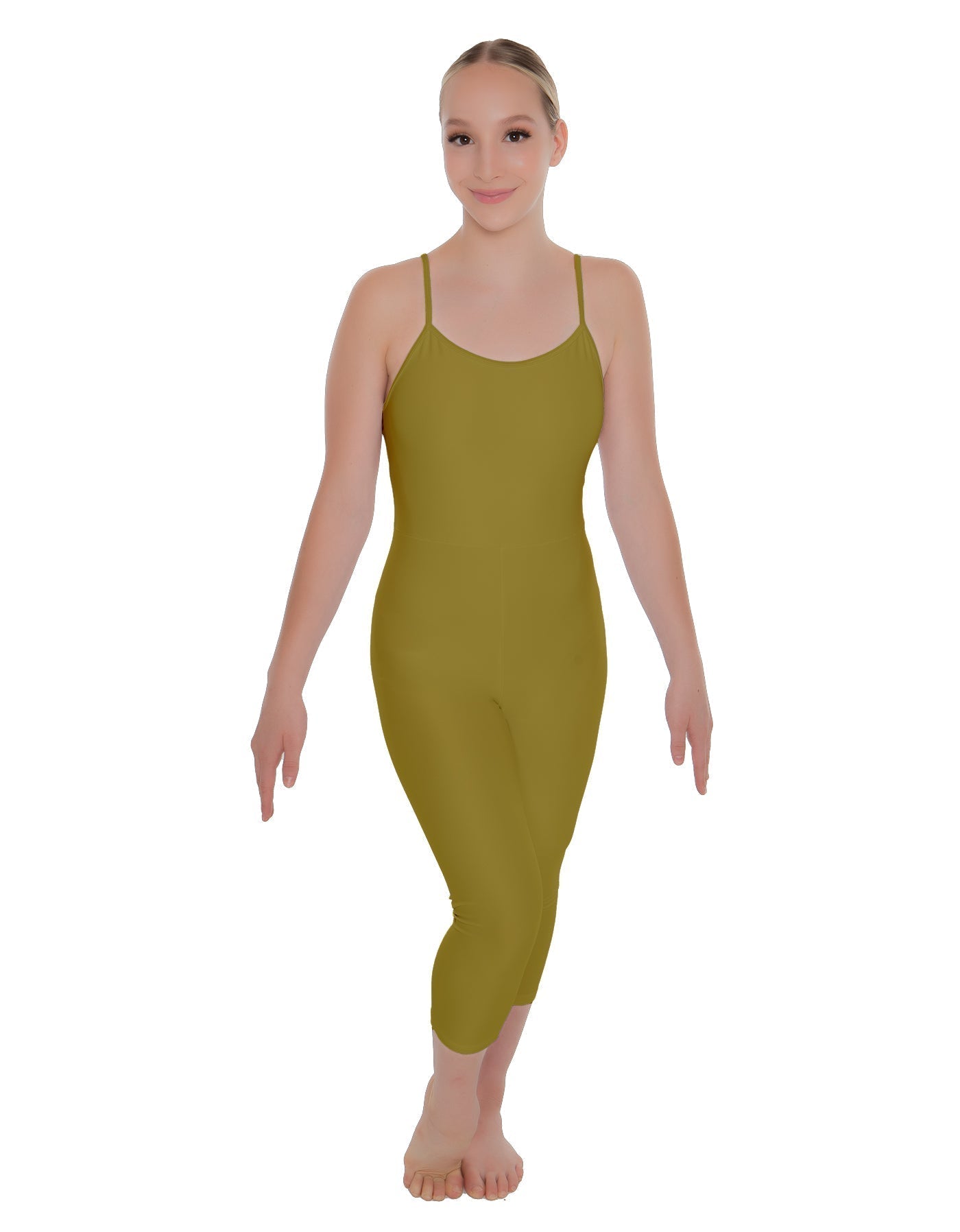 Solid Lycra Cami Capri