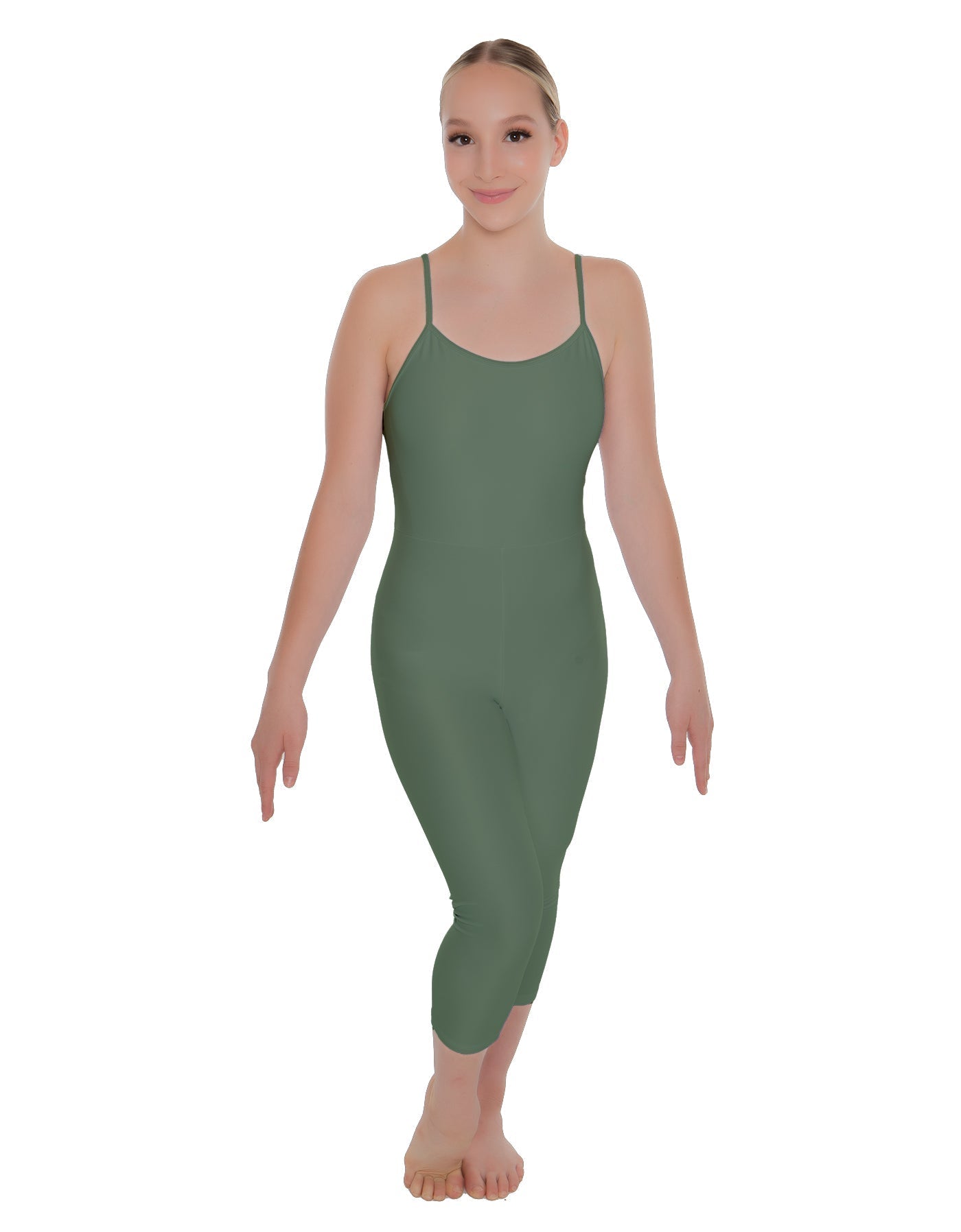 Solid Lycra Cami Capri