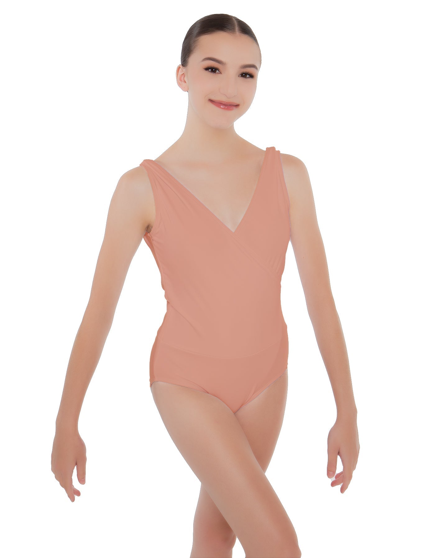 Solid Lycra Crossover Leotard