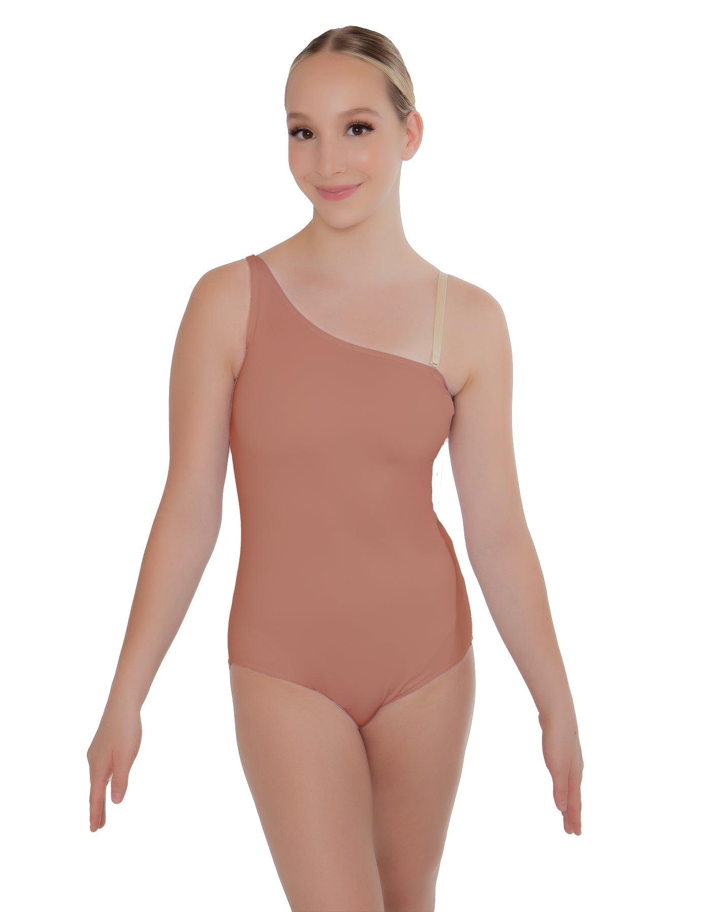 Solid Lycra One Shoulder Leotard