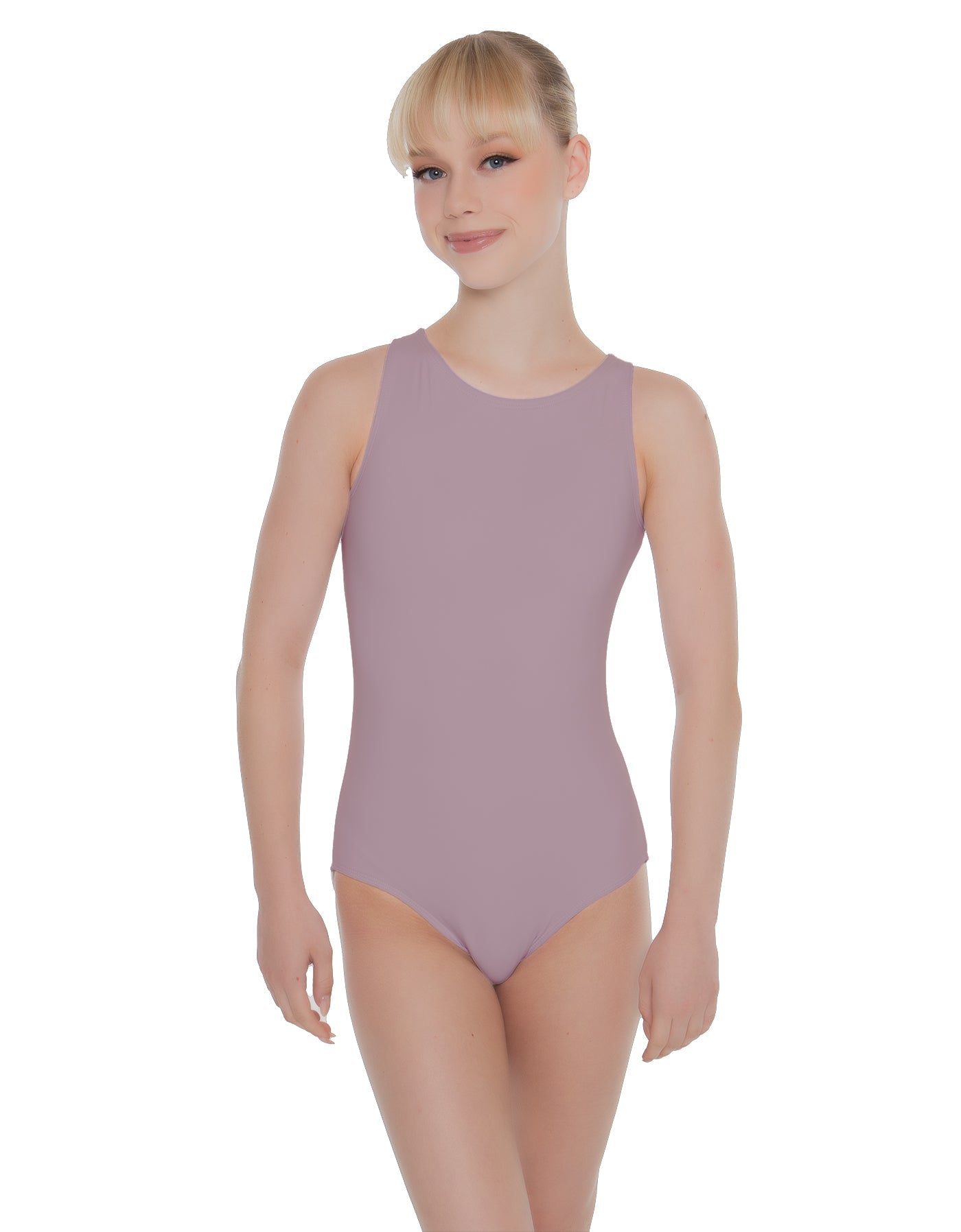 Solid Lycra Open Bow Back Leotard