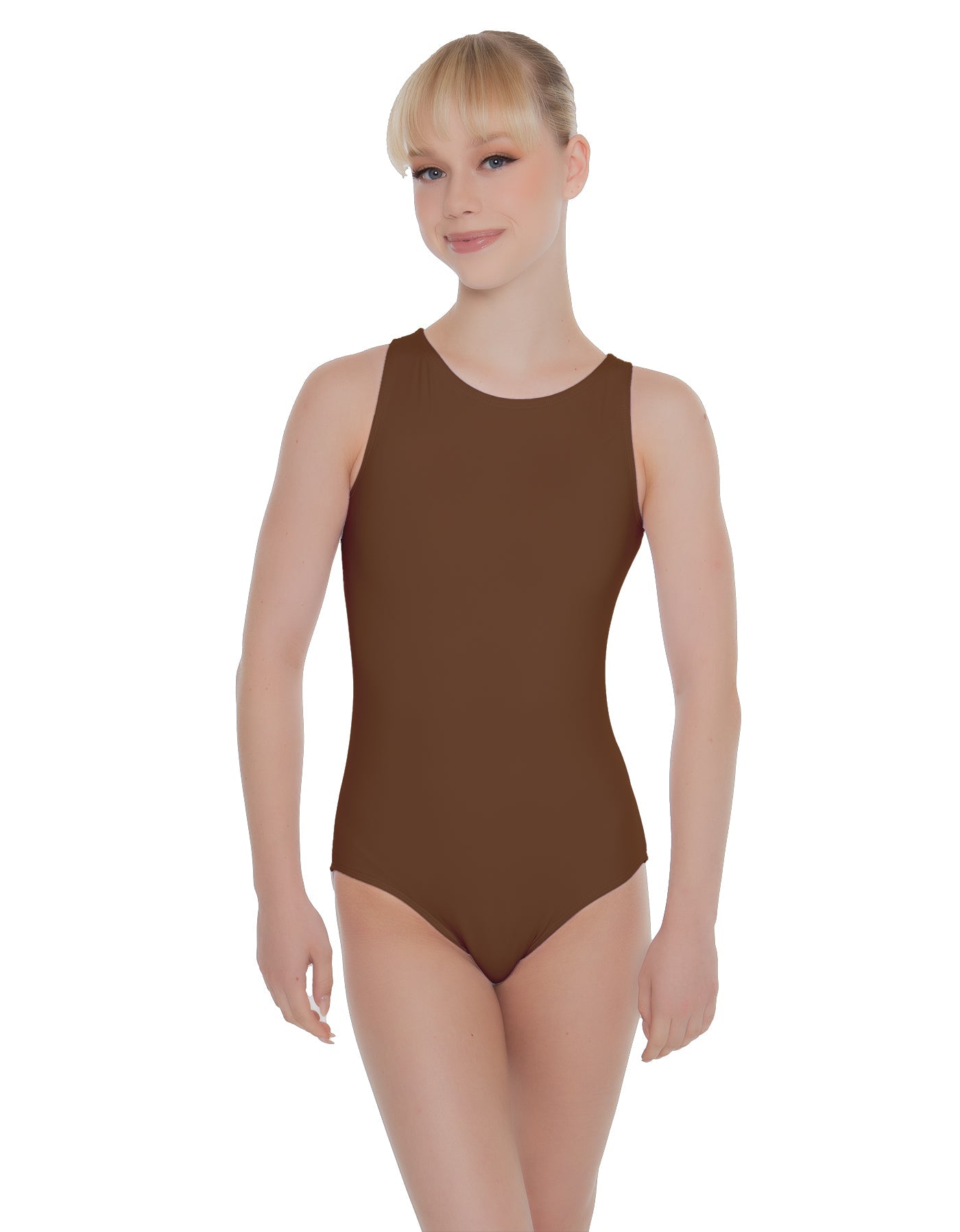Solid Lycra Open Bow Back Leotard
