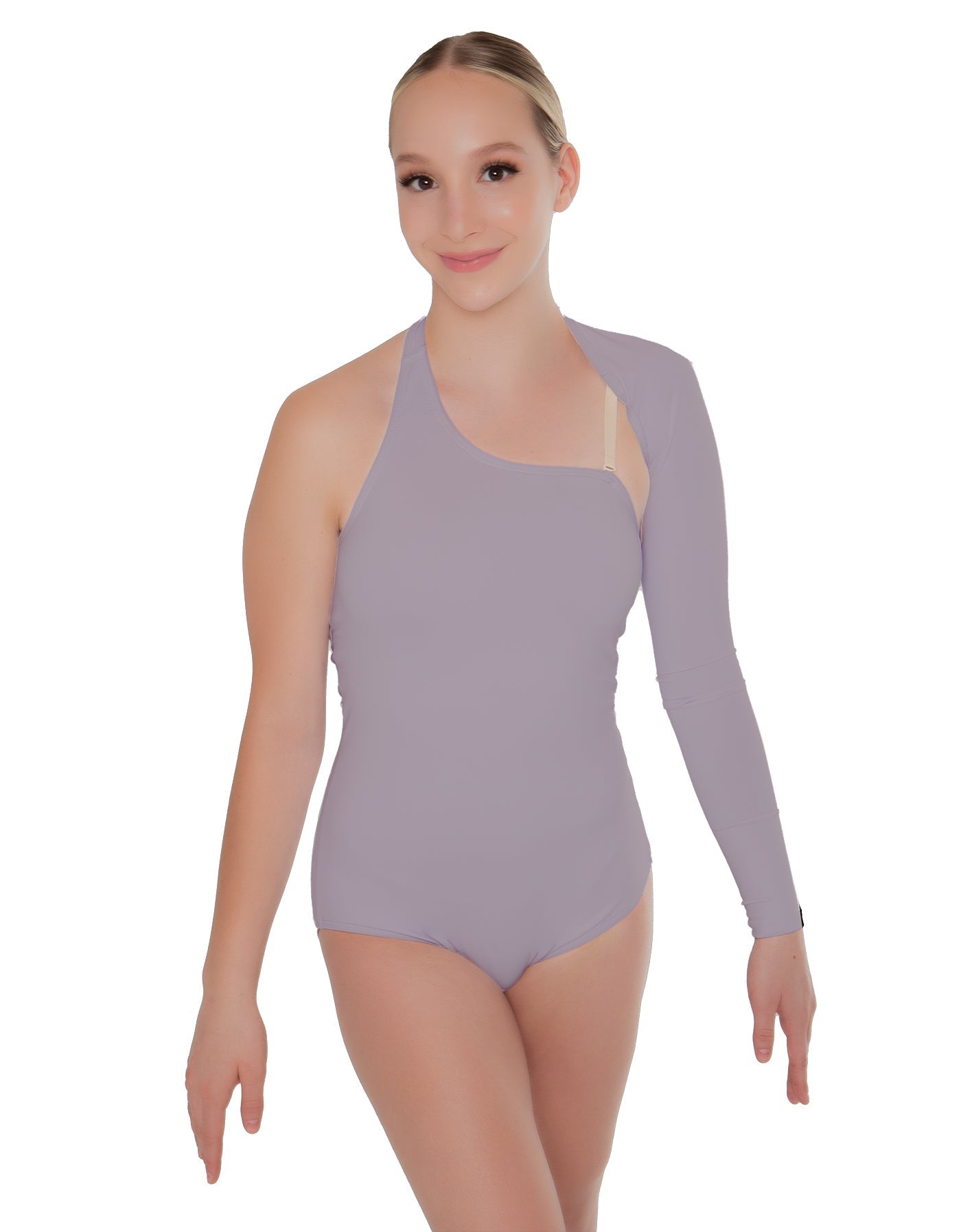 Solid Lycra One Sleeve Leotard