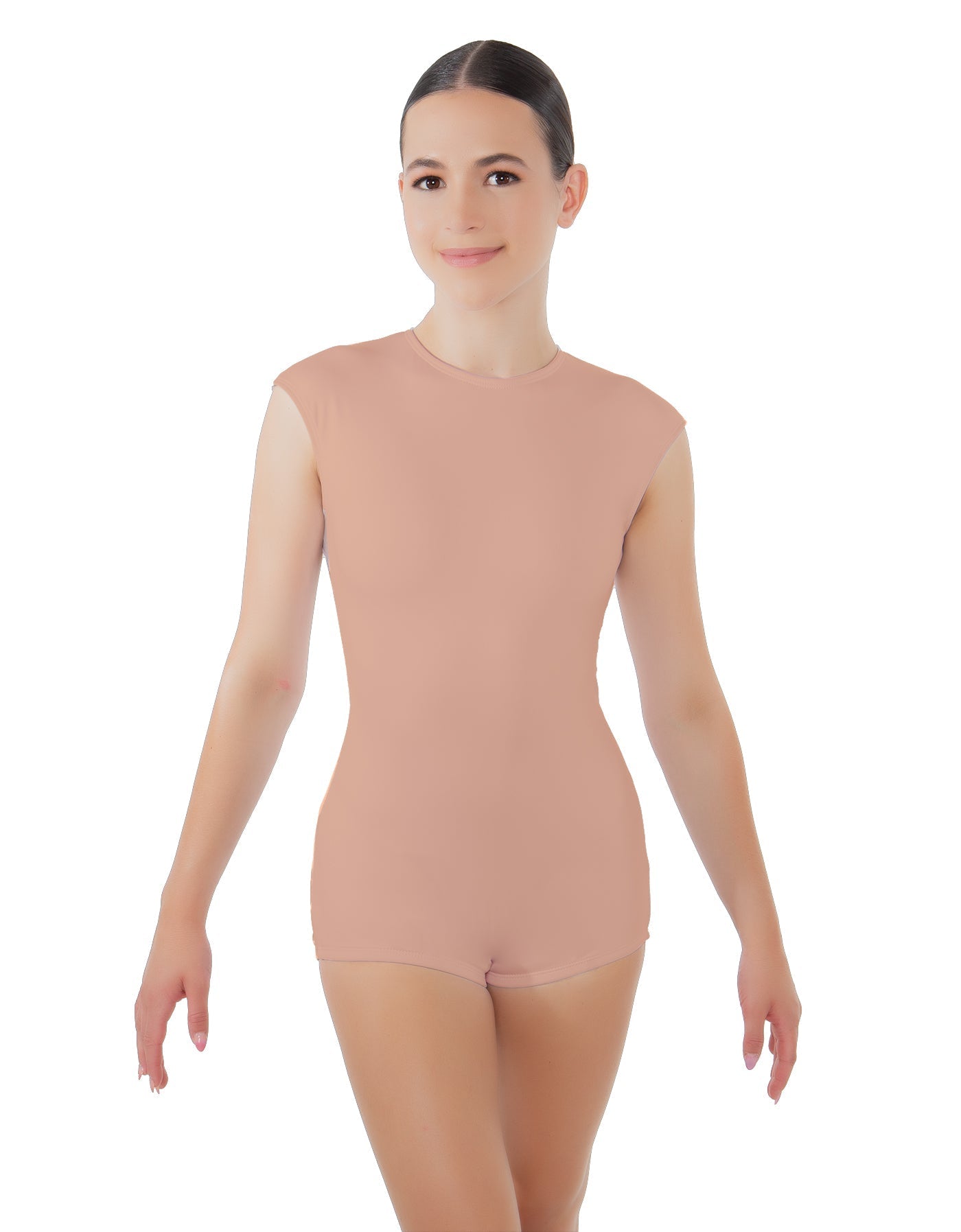Solid Lycra Sleeveless Triangle Back Biketard