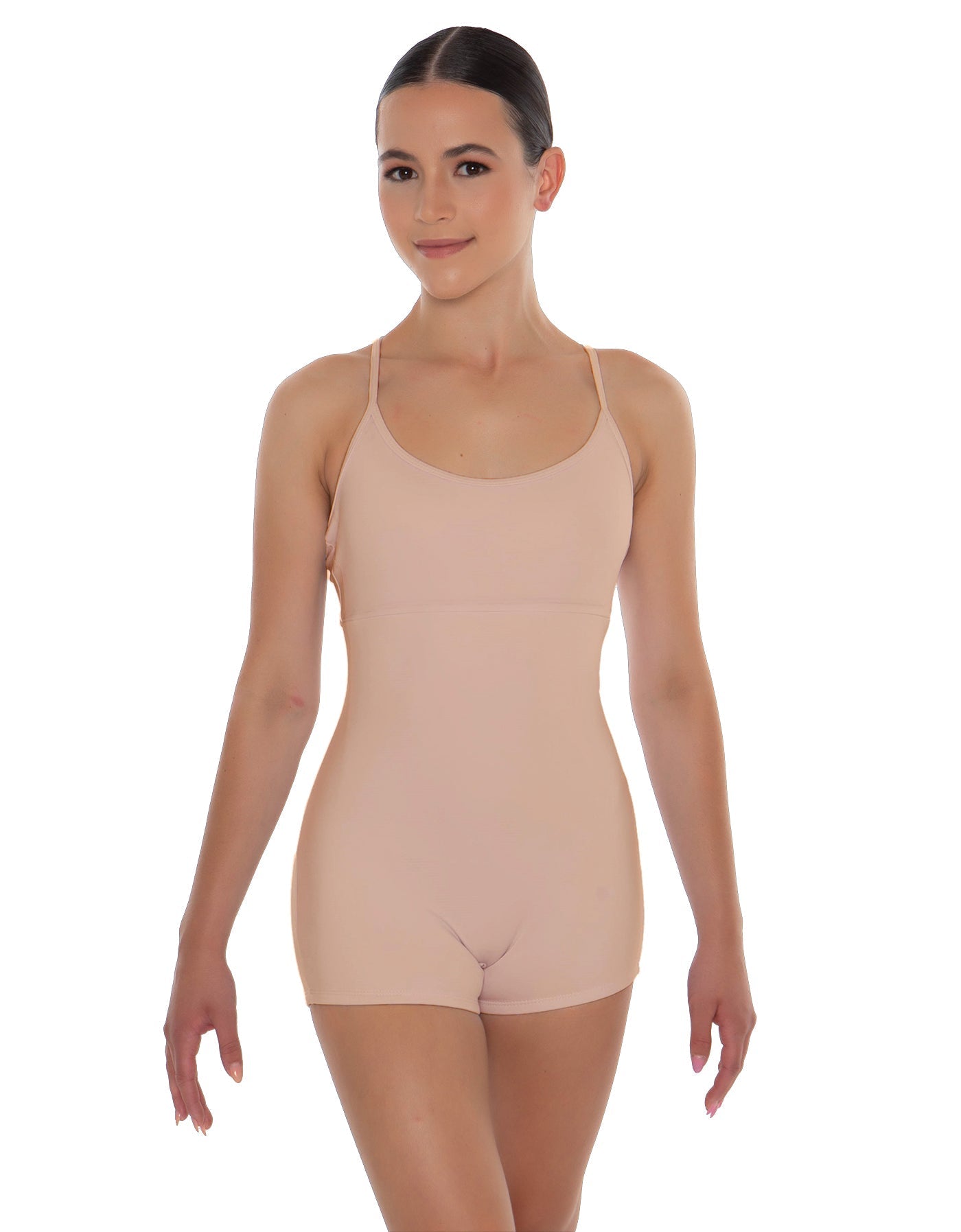 Solid Lycra Racer Strap Tank Biketard