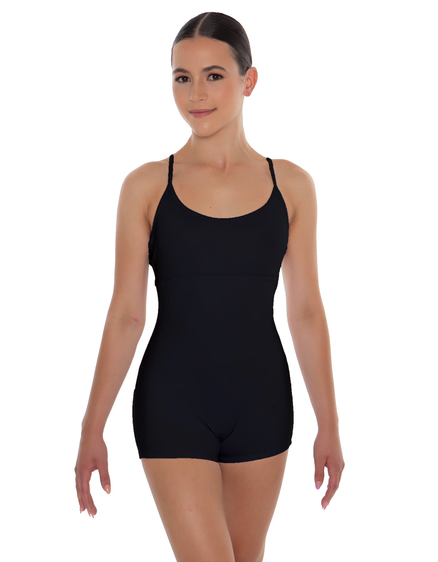 Solid Lycra Racer Strap Tank Biketard