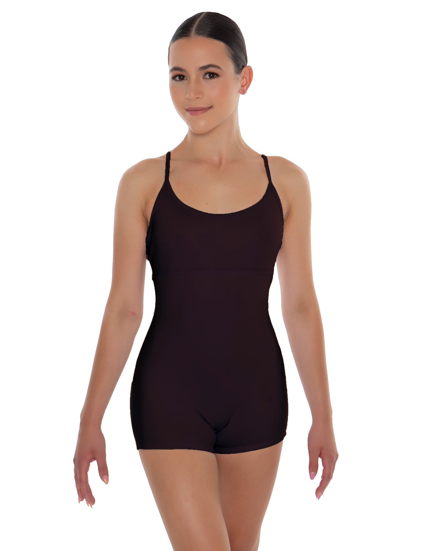 Solid Lycra Racer Strap Tank Biketard