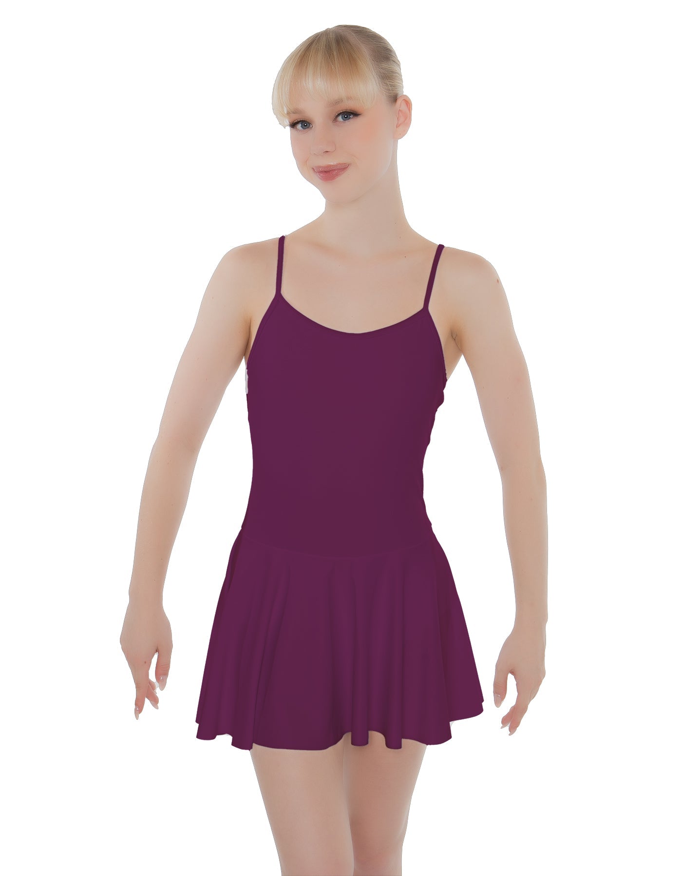 Solid Lycra Cami Dress