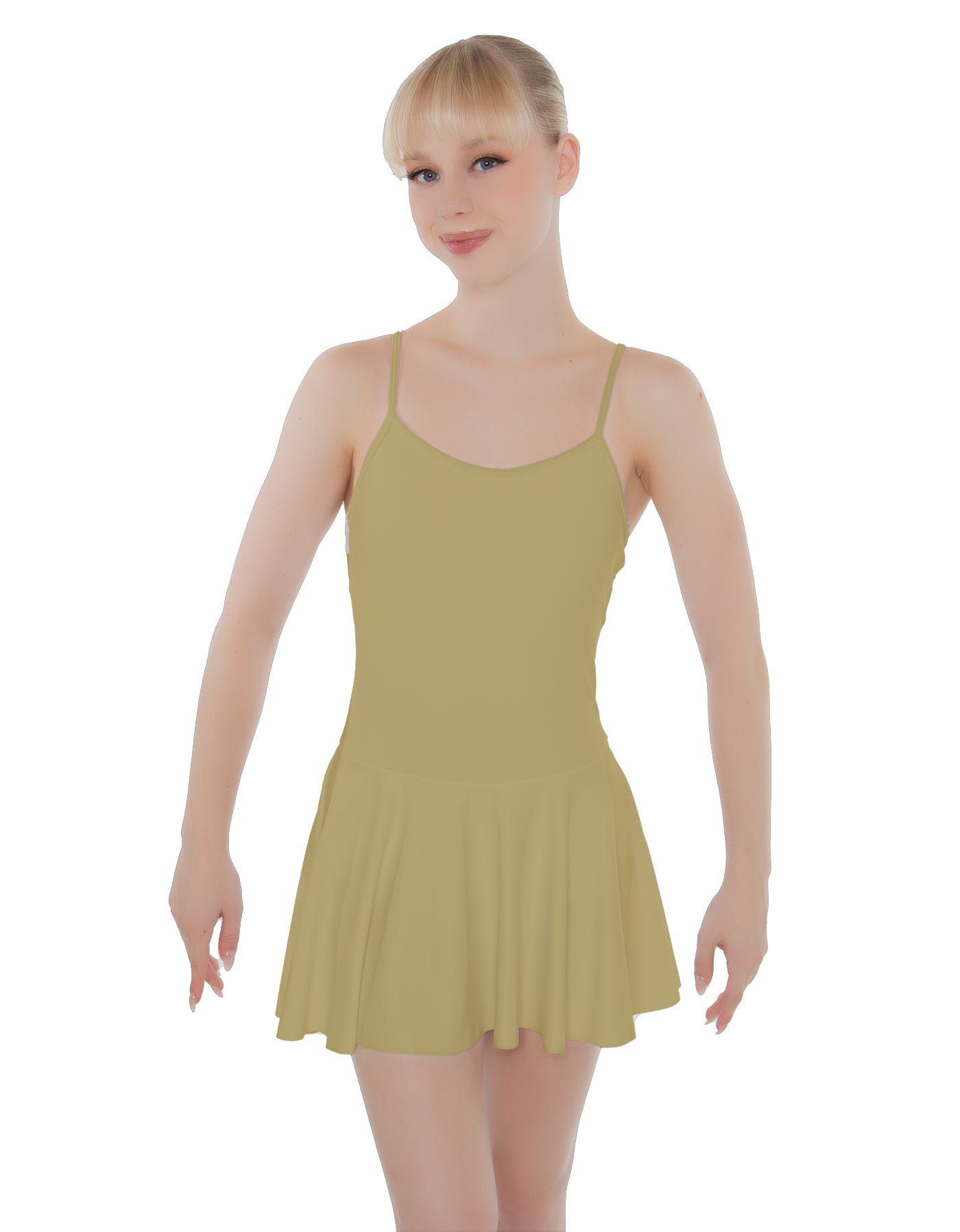 Solid Lycra Cami Dress
