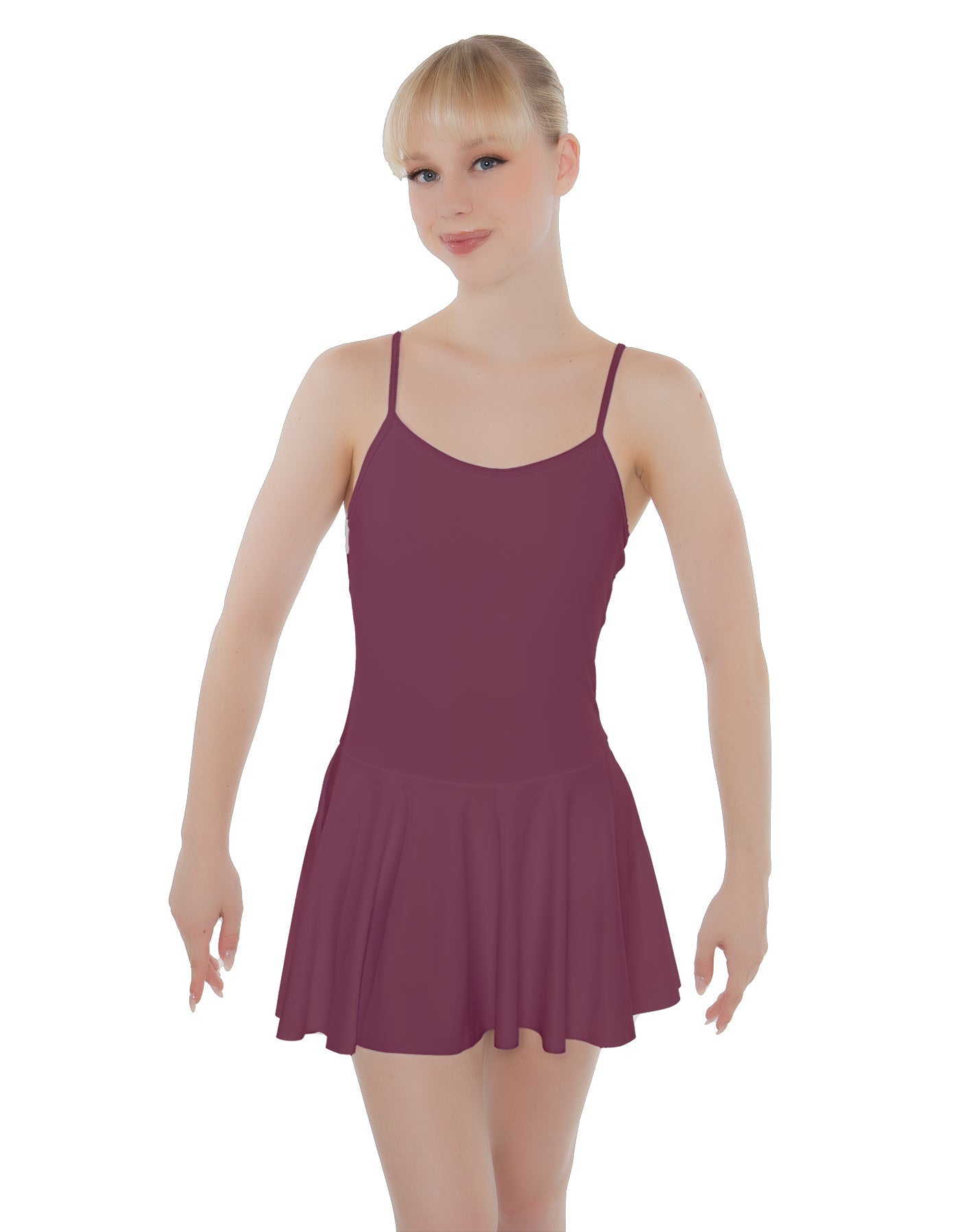 Solid Lycra Cami Dress