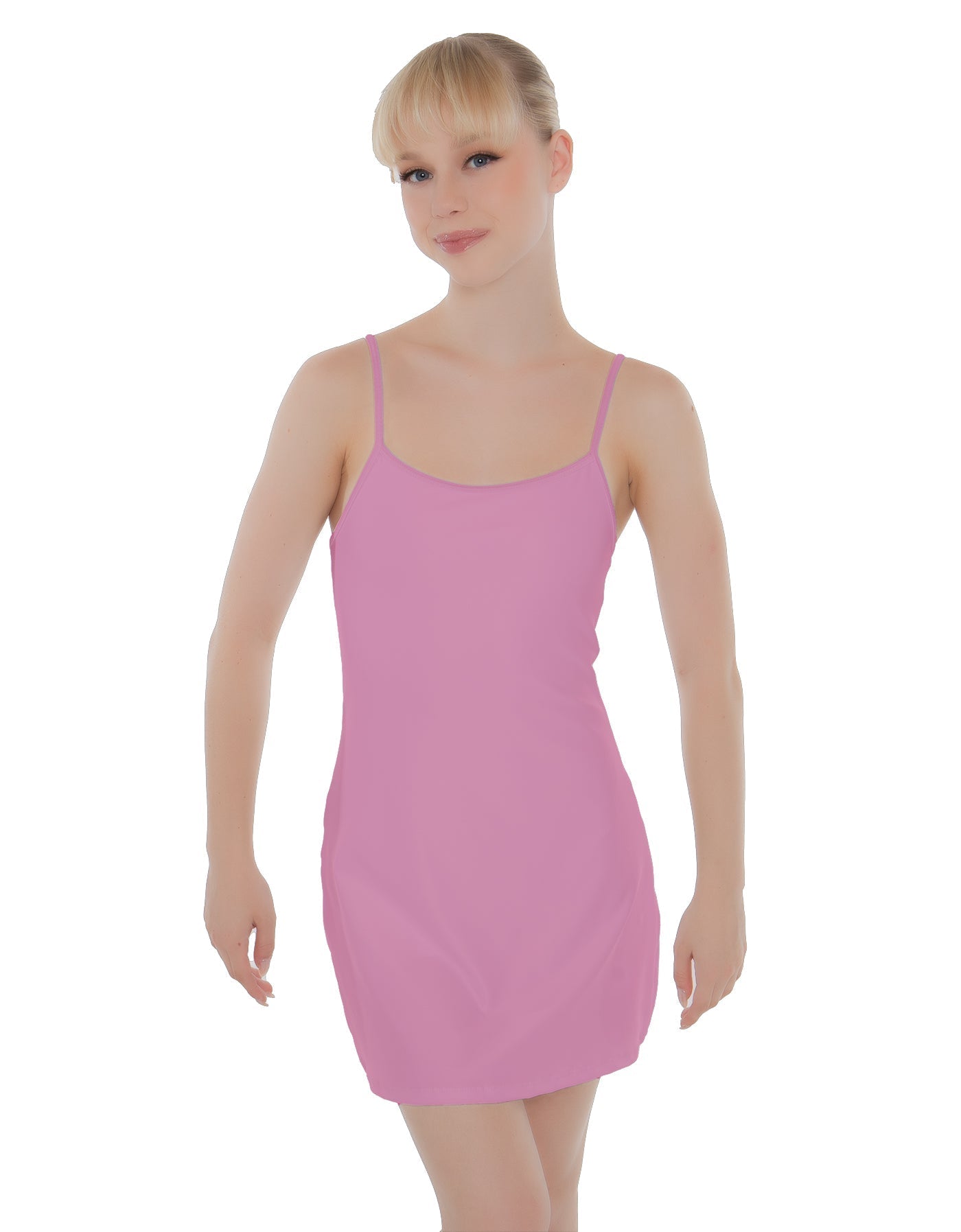 Solid Lycra Align Cami Dress