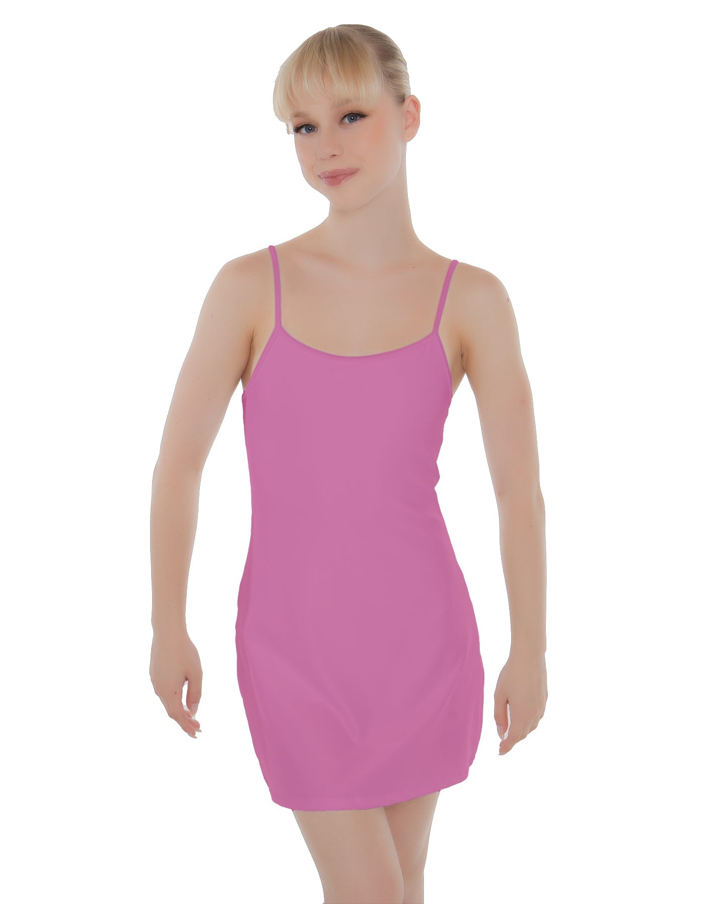 Solid Lycra Align Cami Dress