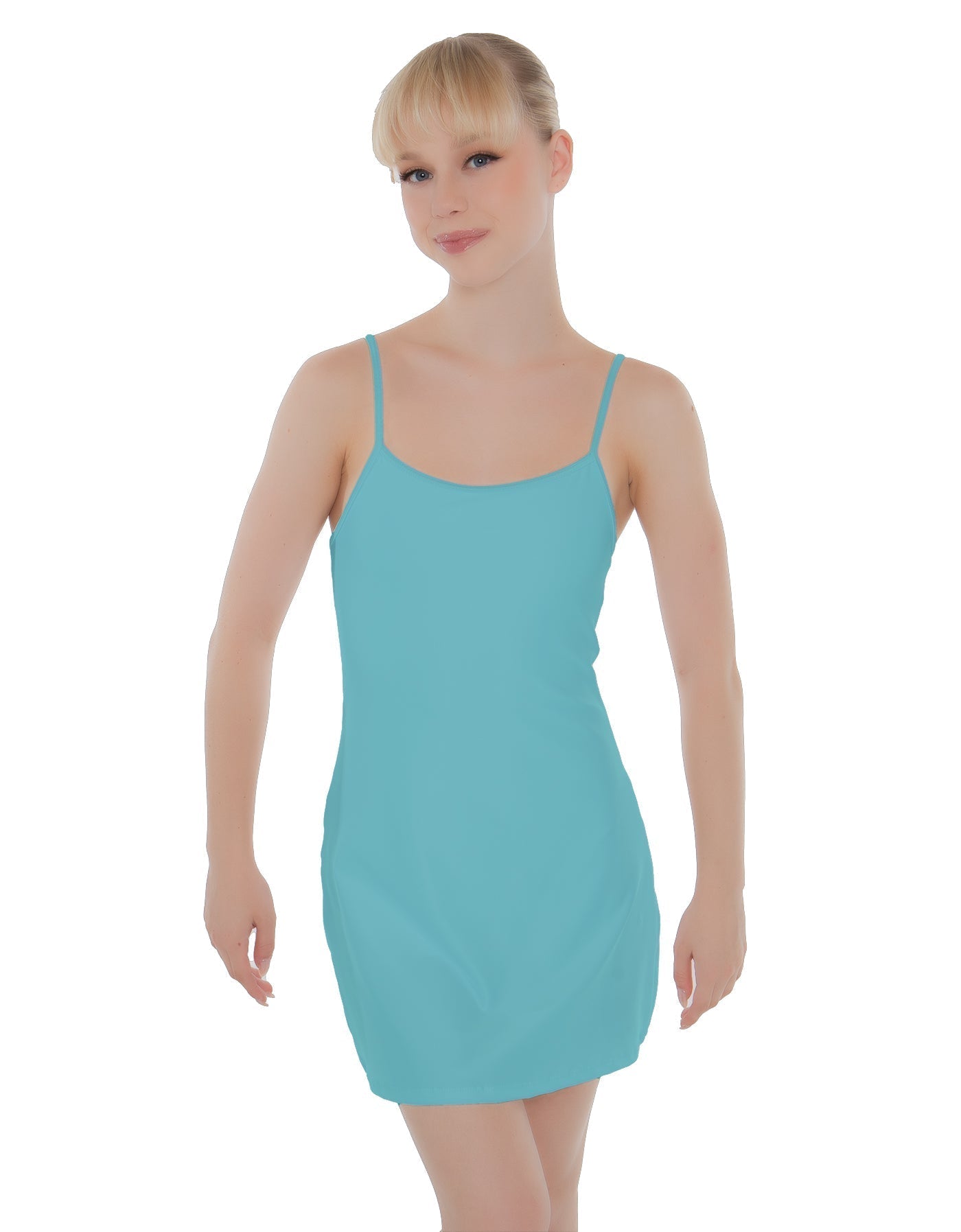 Solid Lycra Align Cami Dress