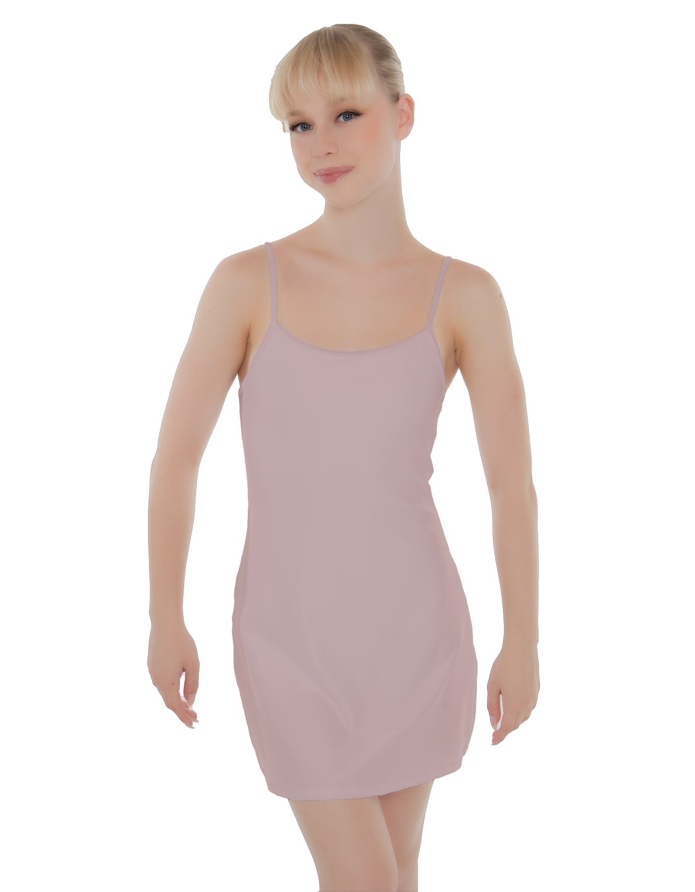 Solid Lycra Align Cami Dress