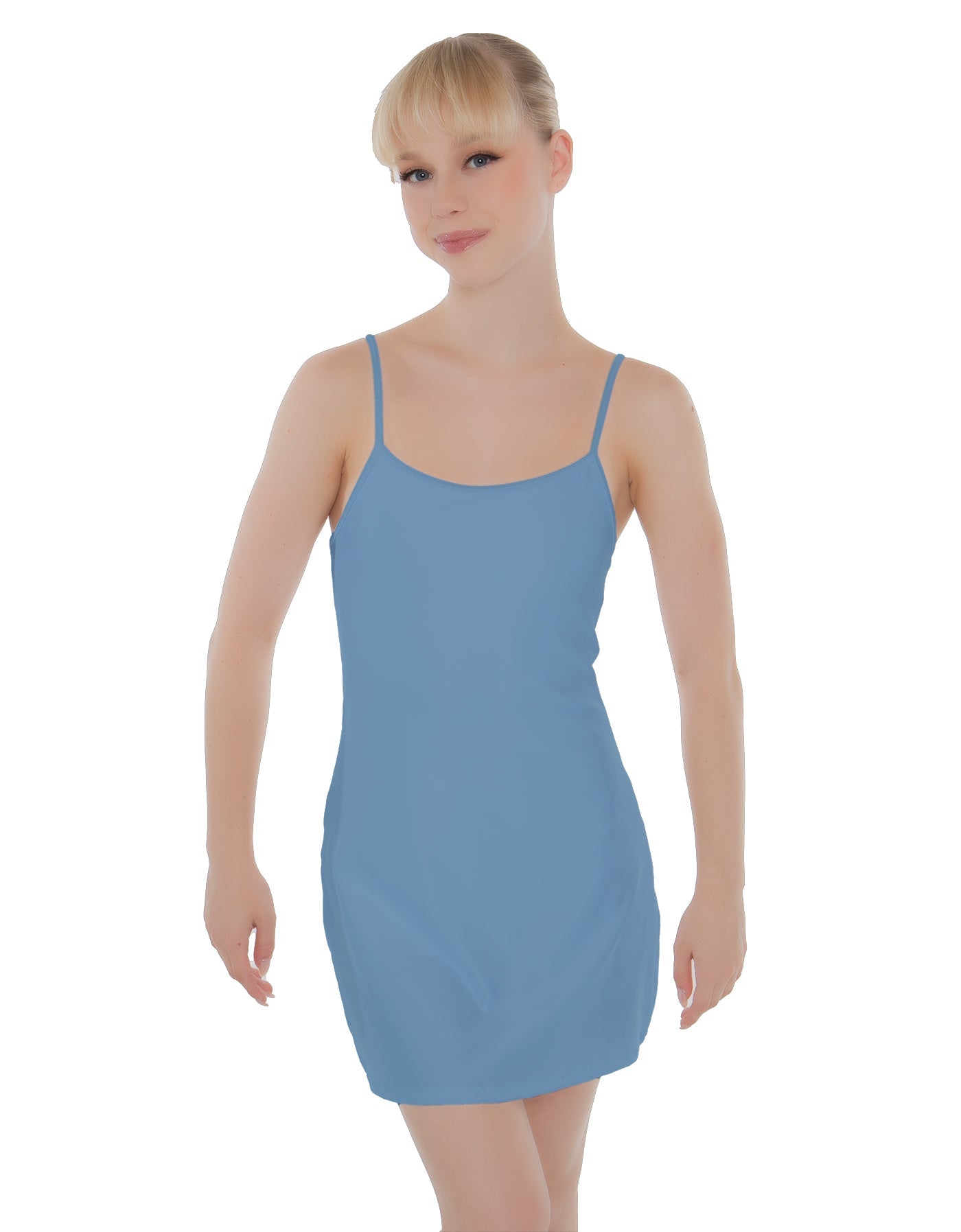 Solid Lycra Align Cami Dress