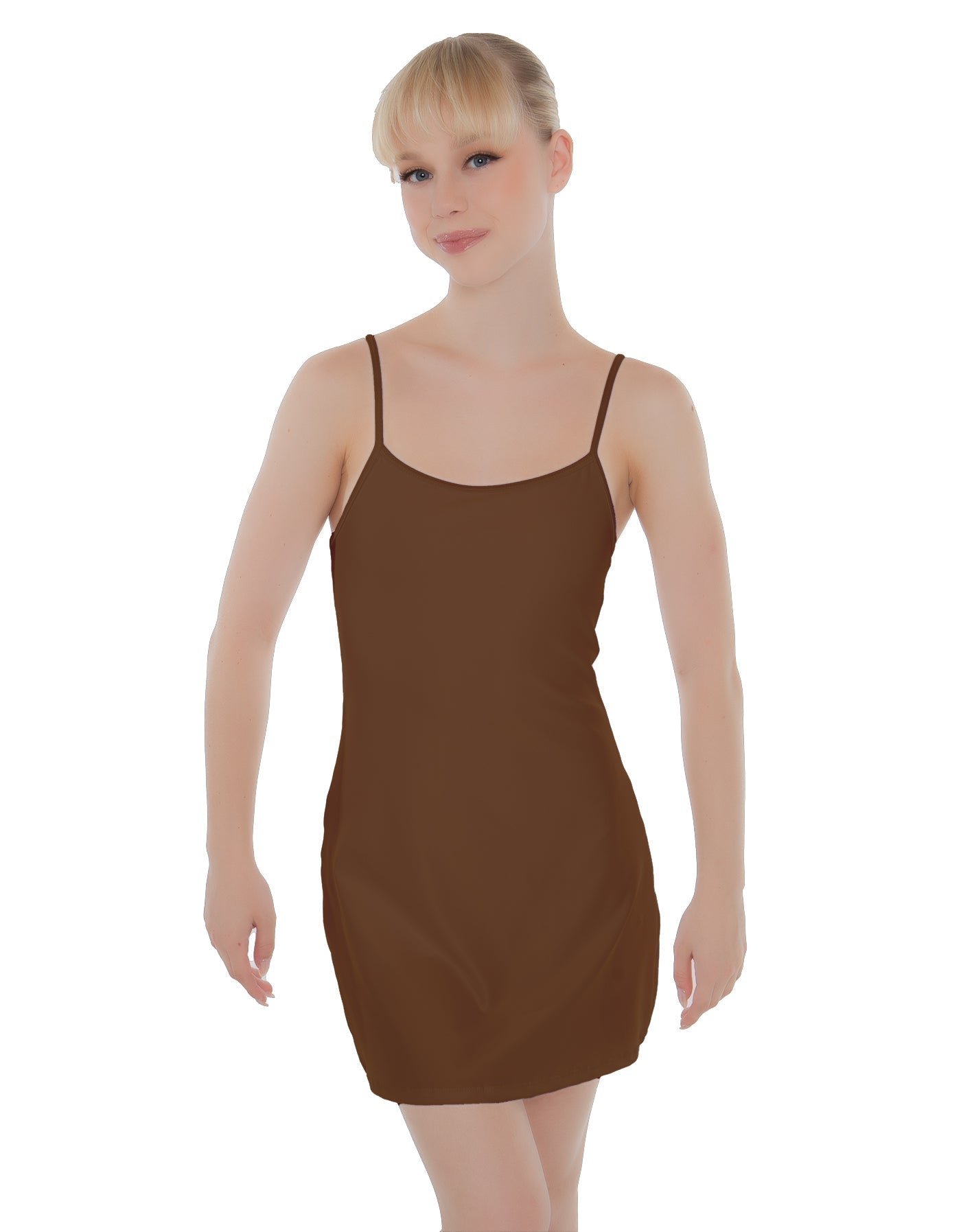 Solid Lycra Align Cami Dress