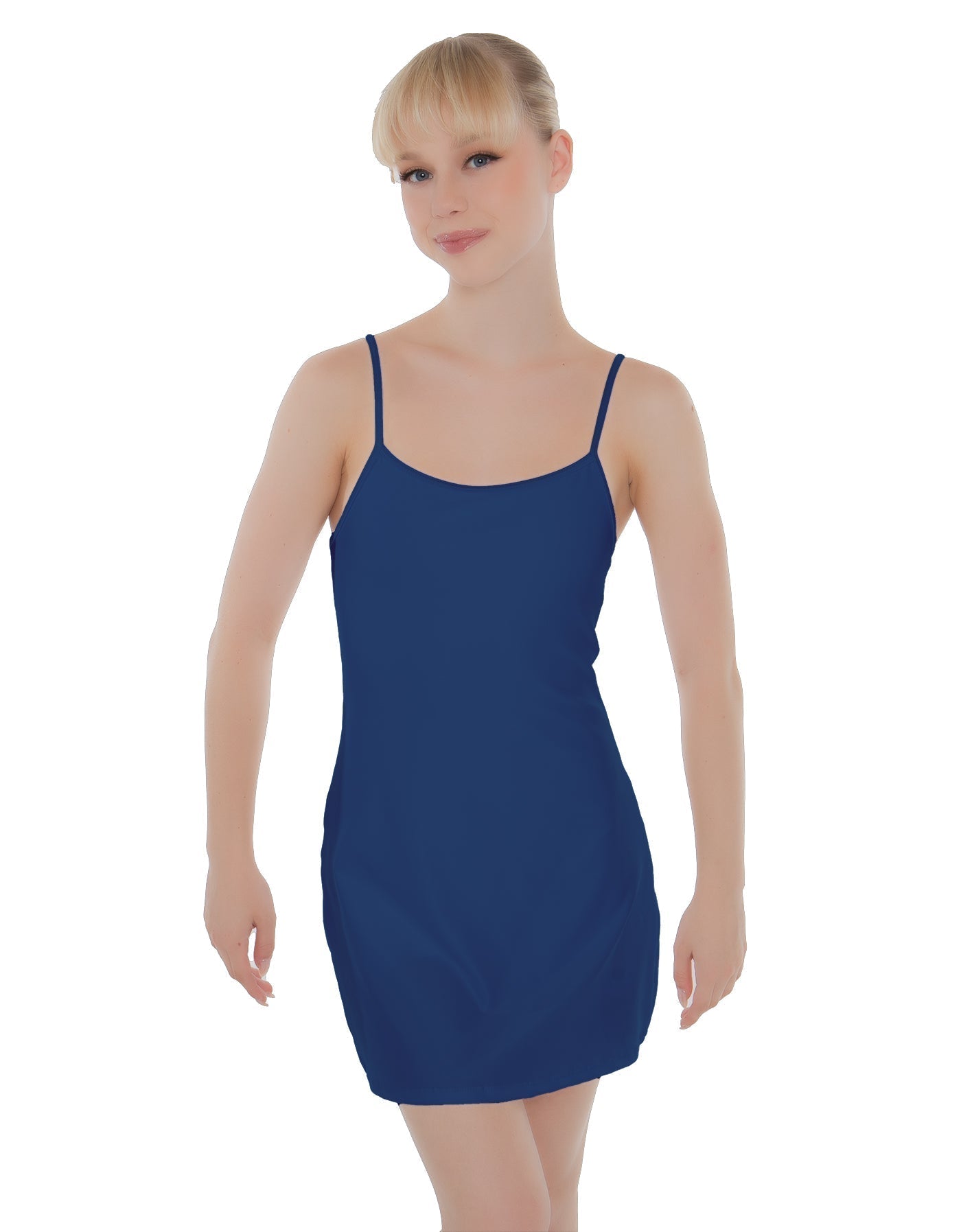 Solid Lycra Align Cami Dress