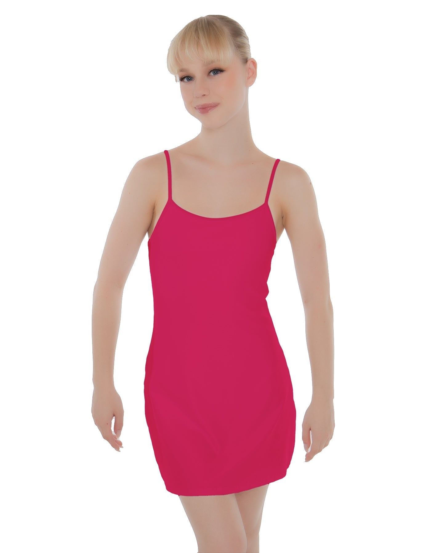 Solid Lycra Align Cami Dress