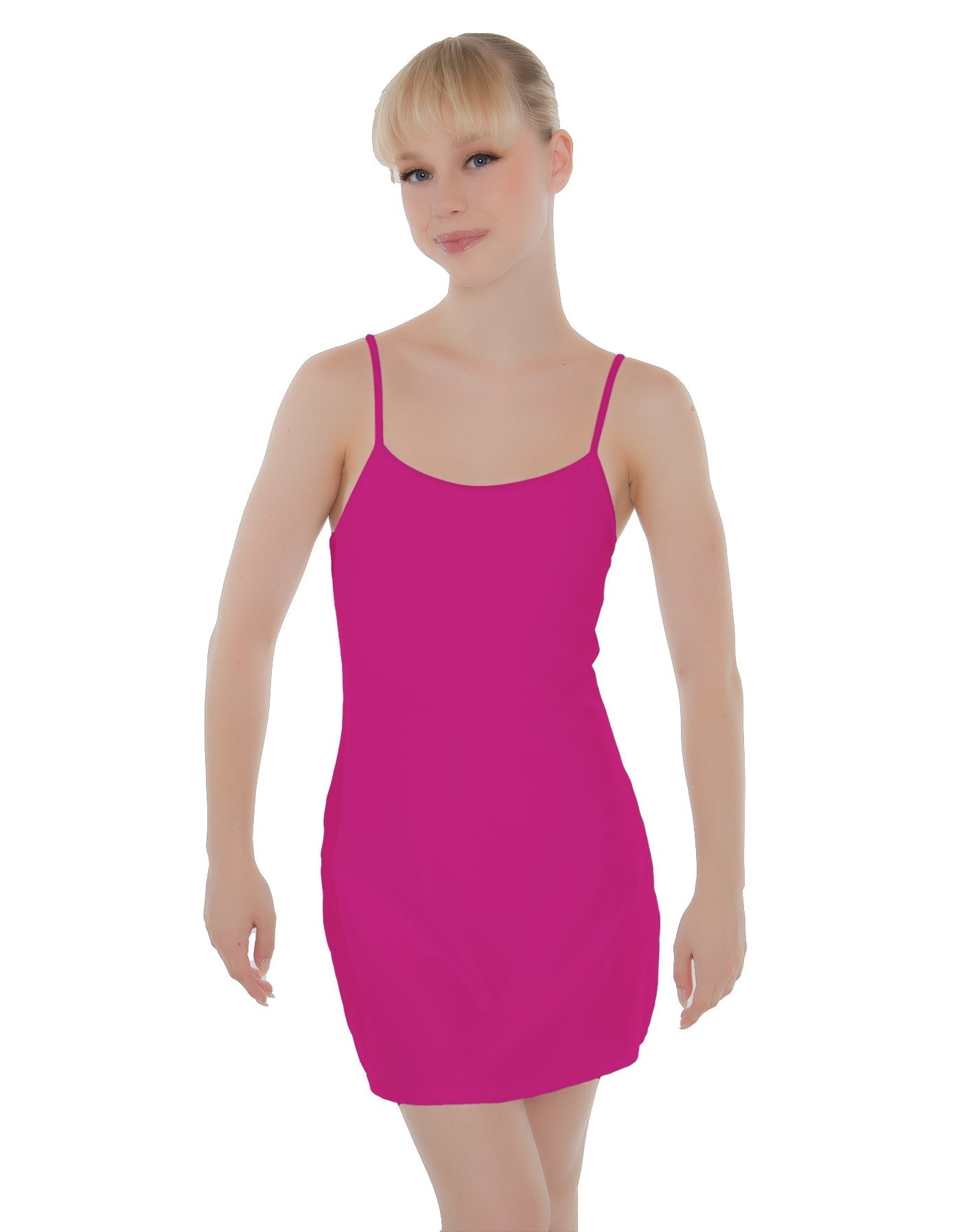 Solid Lycra Align Cami Dress