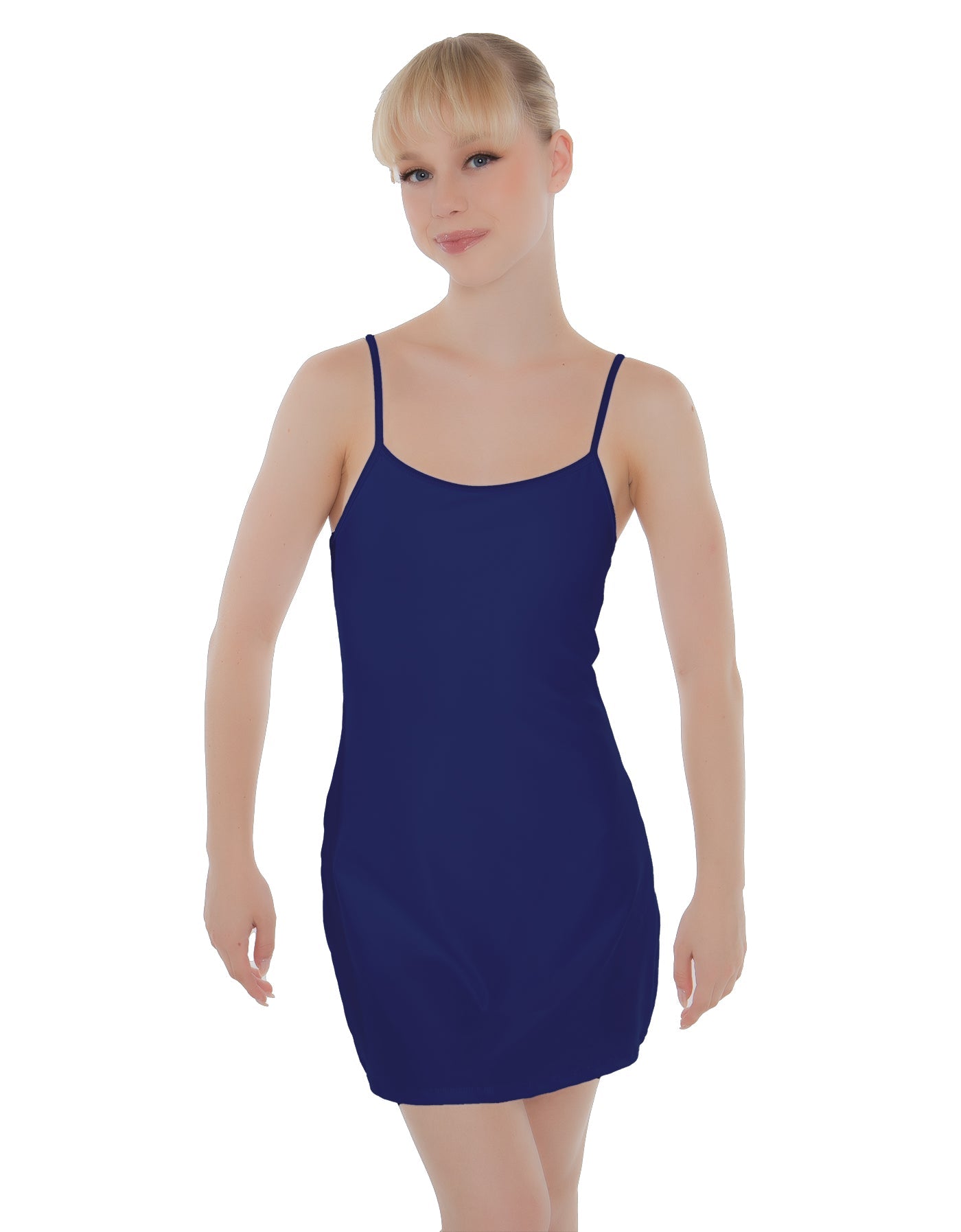 Solid Lycra Align Cami Dress