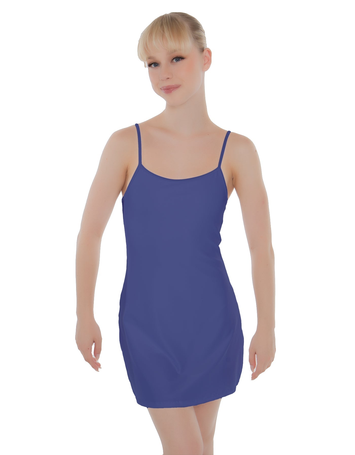 Solid Lycra Align Cami Dress